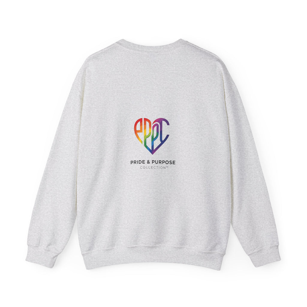 My Pride & My Purpose™ Heavy Blend Crewneck Sweatshirt | LGBTQ+ Pride