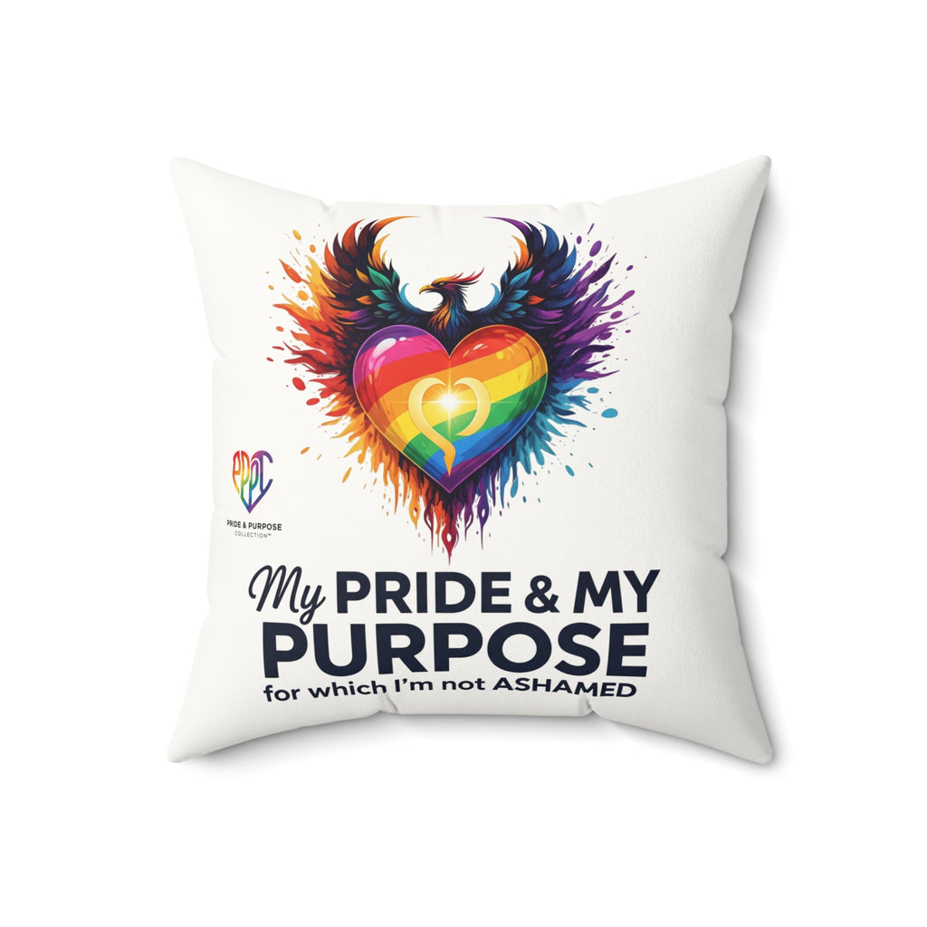 My Pride & My Purpose™ Pillow | LGBTQ+ Pride Affirmation