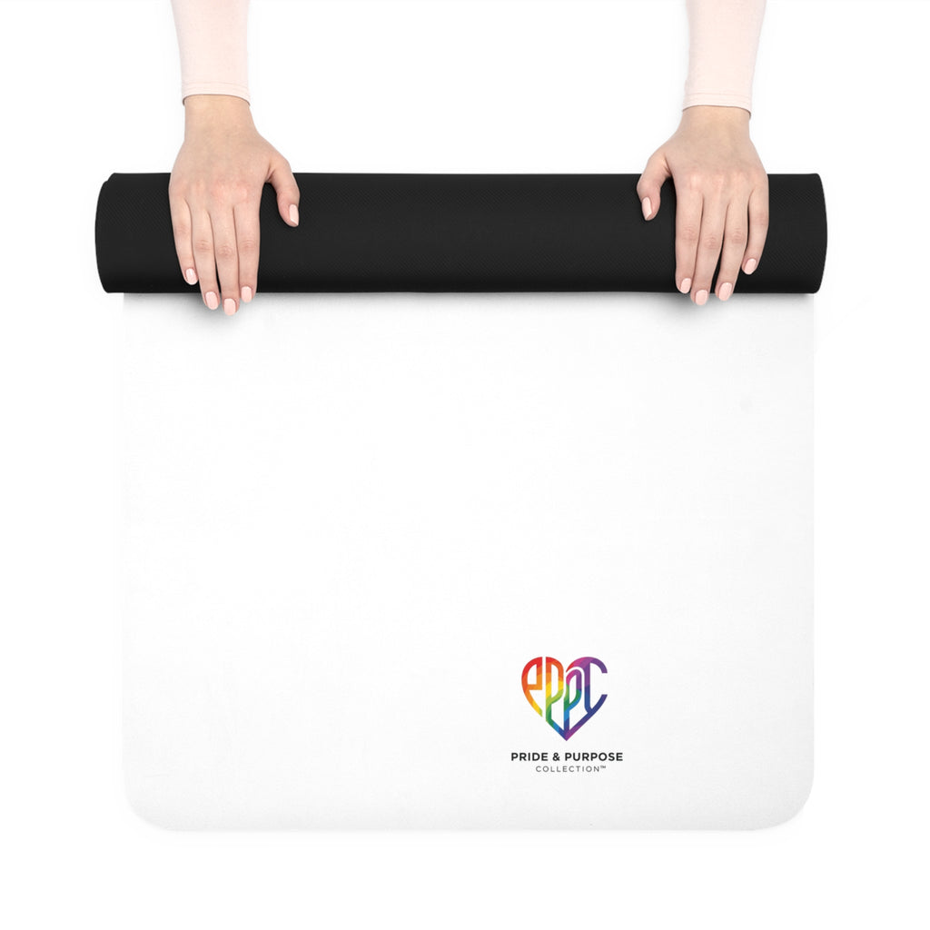 I Am Prideful Pressure™ LGBTQ+ Premium Yoga Mat | Pride Affirmation