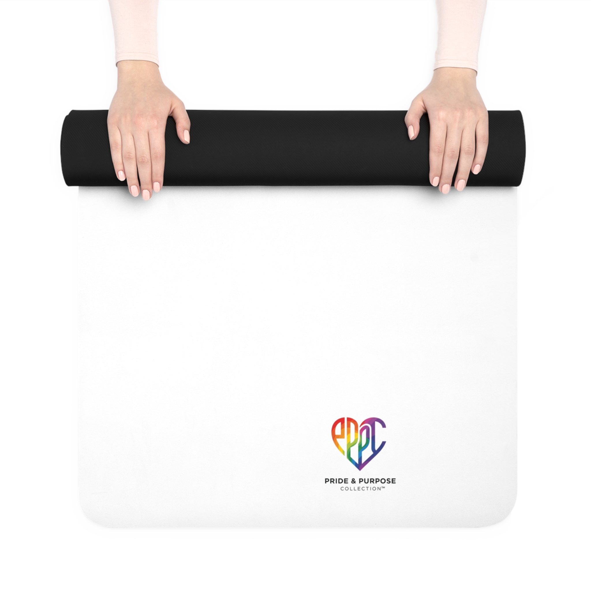 I Am Prideful Pressure™ LGBTQ+ Premium Yoga Mat | Pride Affirmation