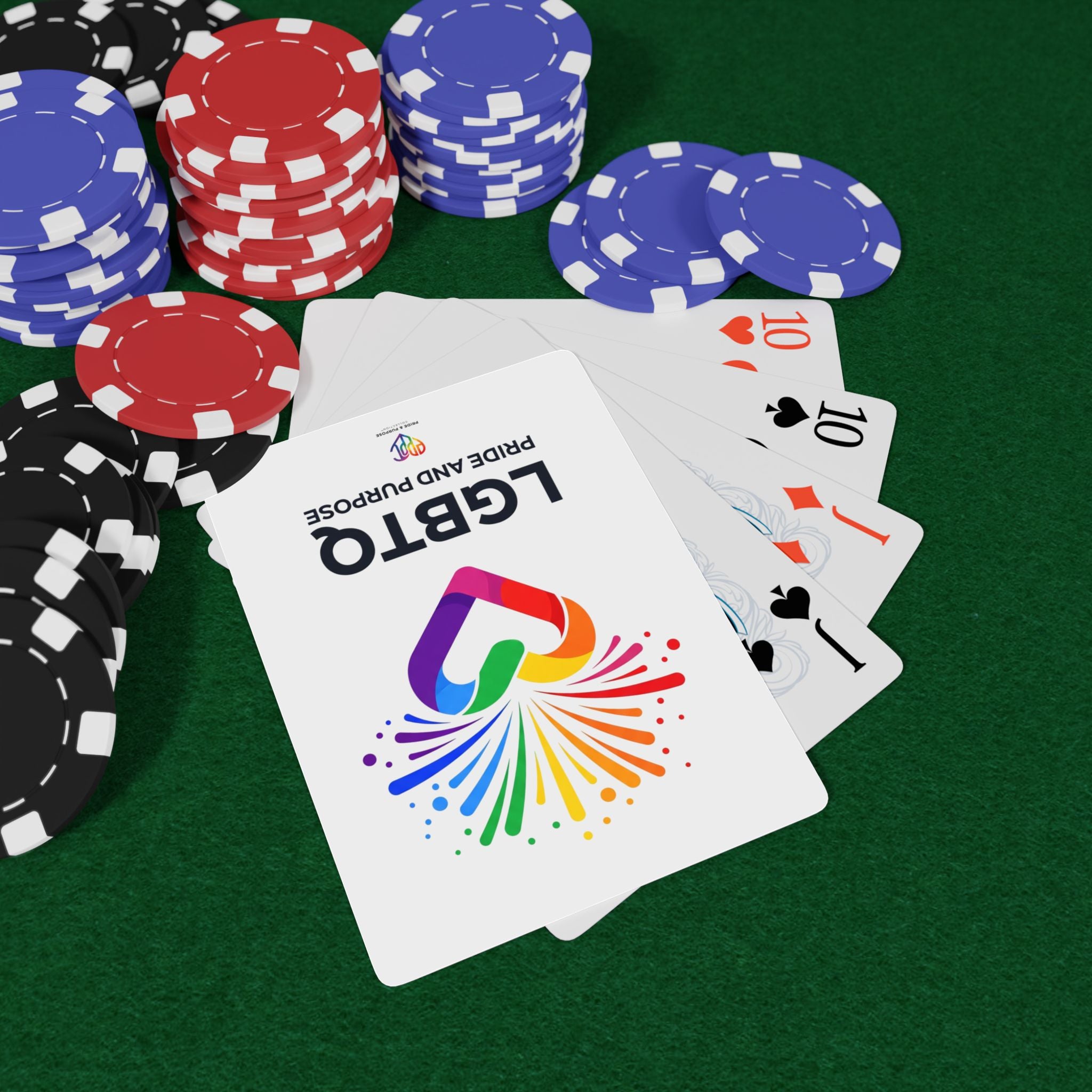 LGBTQ+ Pride and Purpose™ Premium Playing Cards