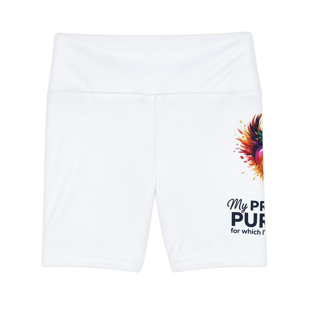 My Pride & My Purpose™ Phoenix Heart LGBTQ+ Workout Shorts | Pride Affirmation