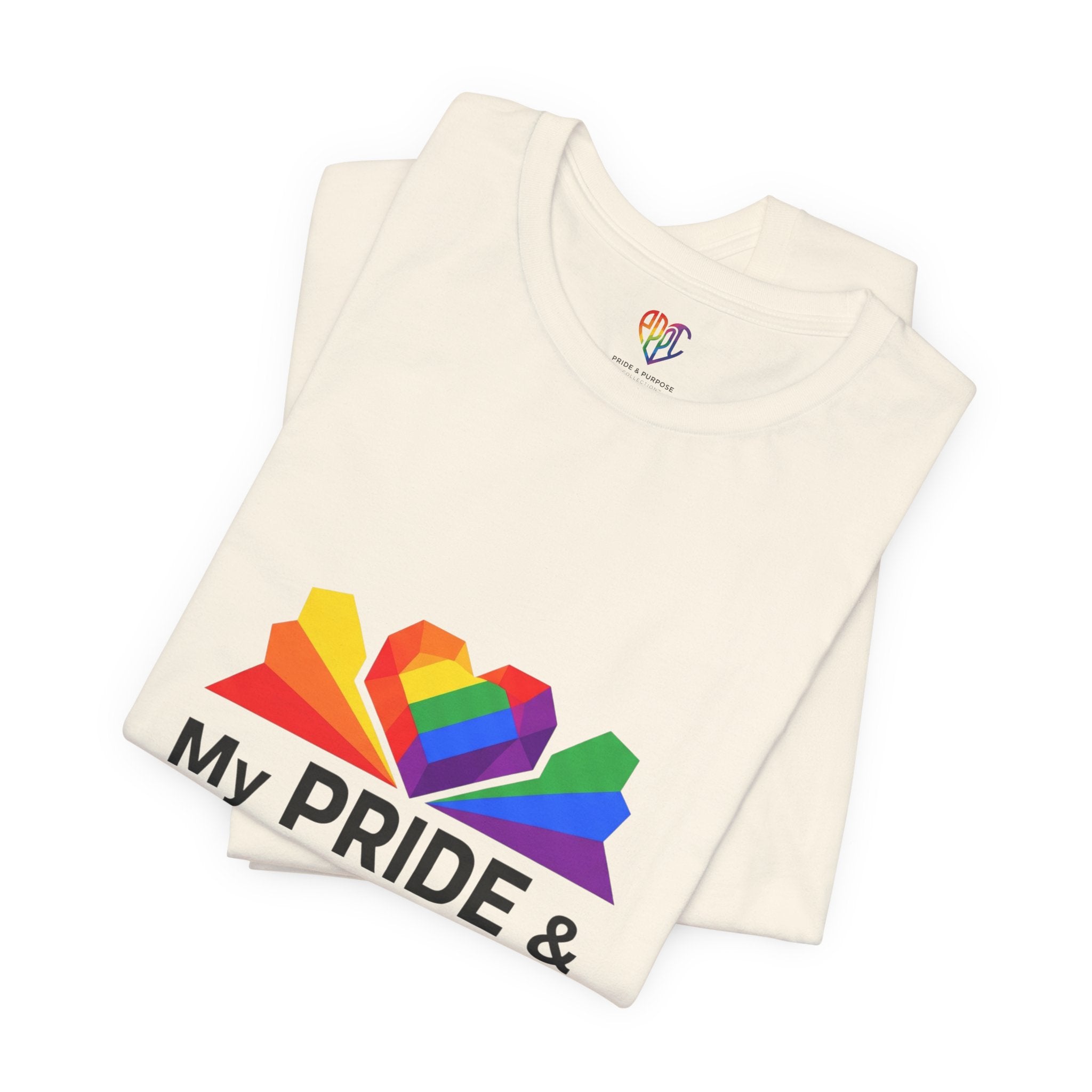 My Pride & My Purpose™ Heavyweight Unisex Tee | LGBTQ+ Pride