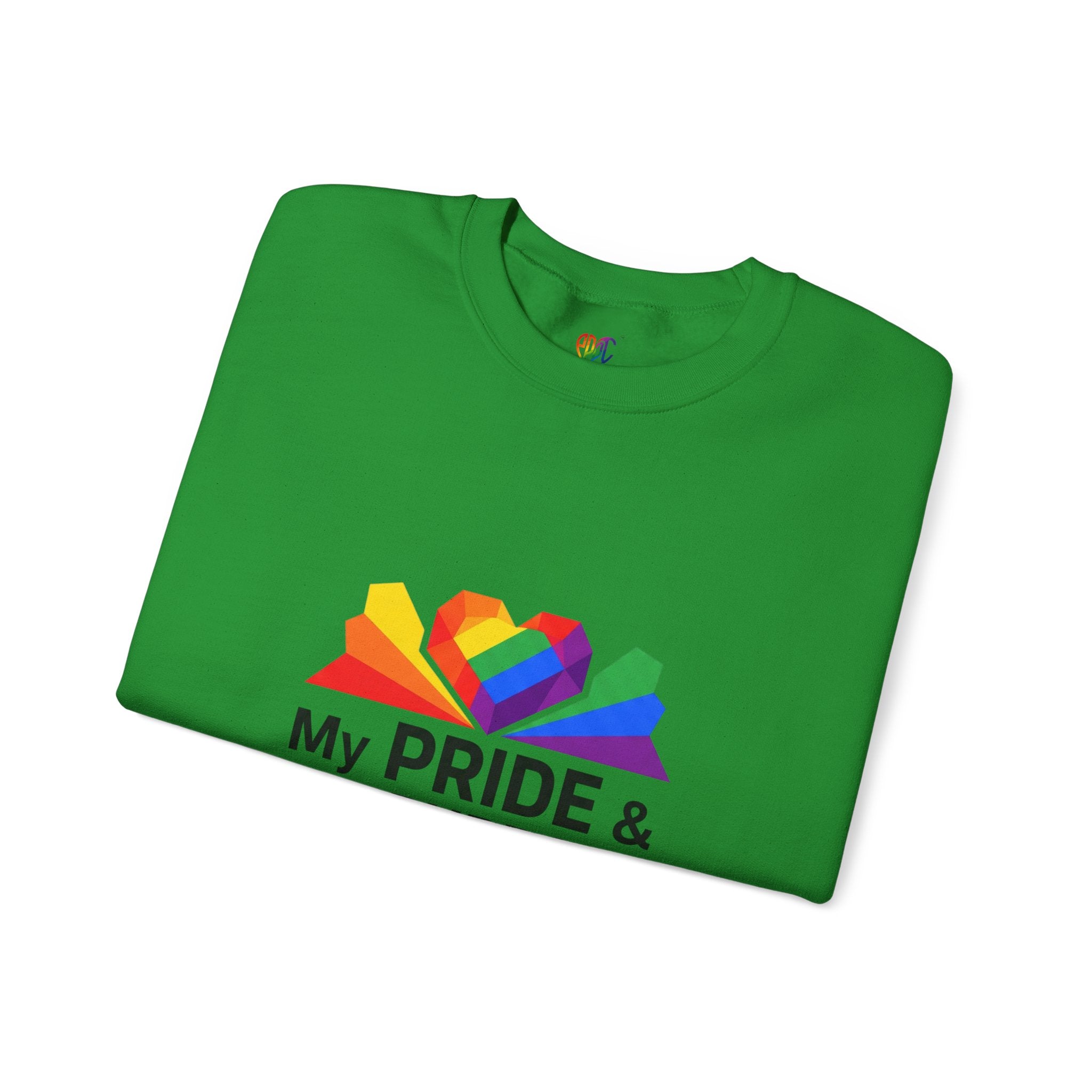 My Pride & My Purpose™ Heavy Blend Crewneck Sweatshirt | LGBTQ+ Pride