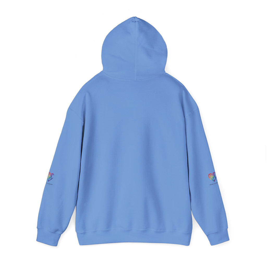 Celebrating Worldwide Pride & Universal Purpose™ Heavy Blend Hoodie | Pride Affirmation