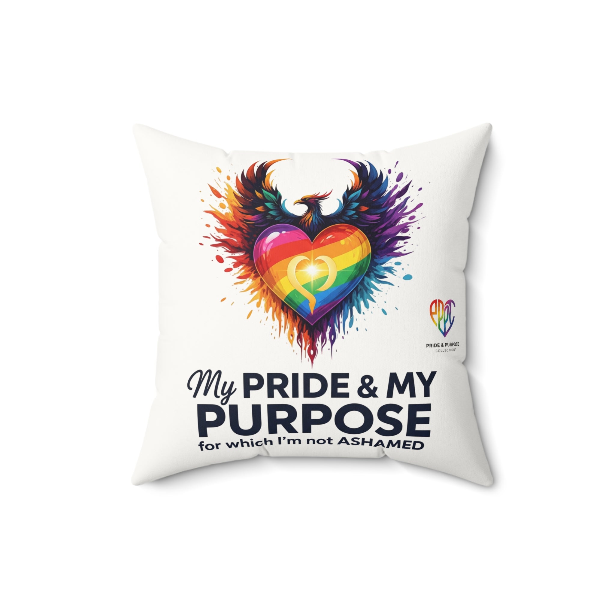 My Pride & My Purpose™ Pillow | LGBTQ+ Pride Affirmation
