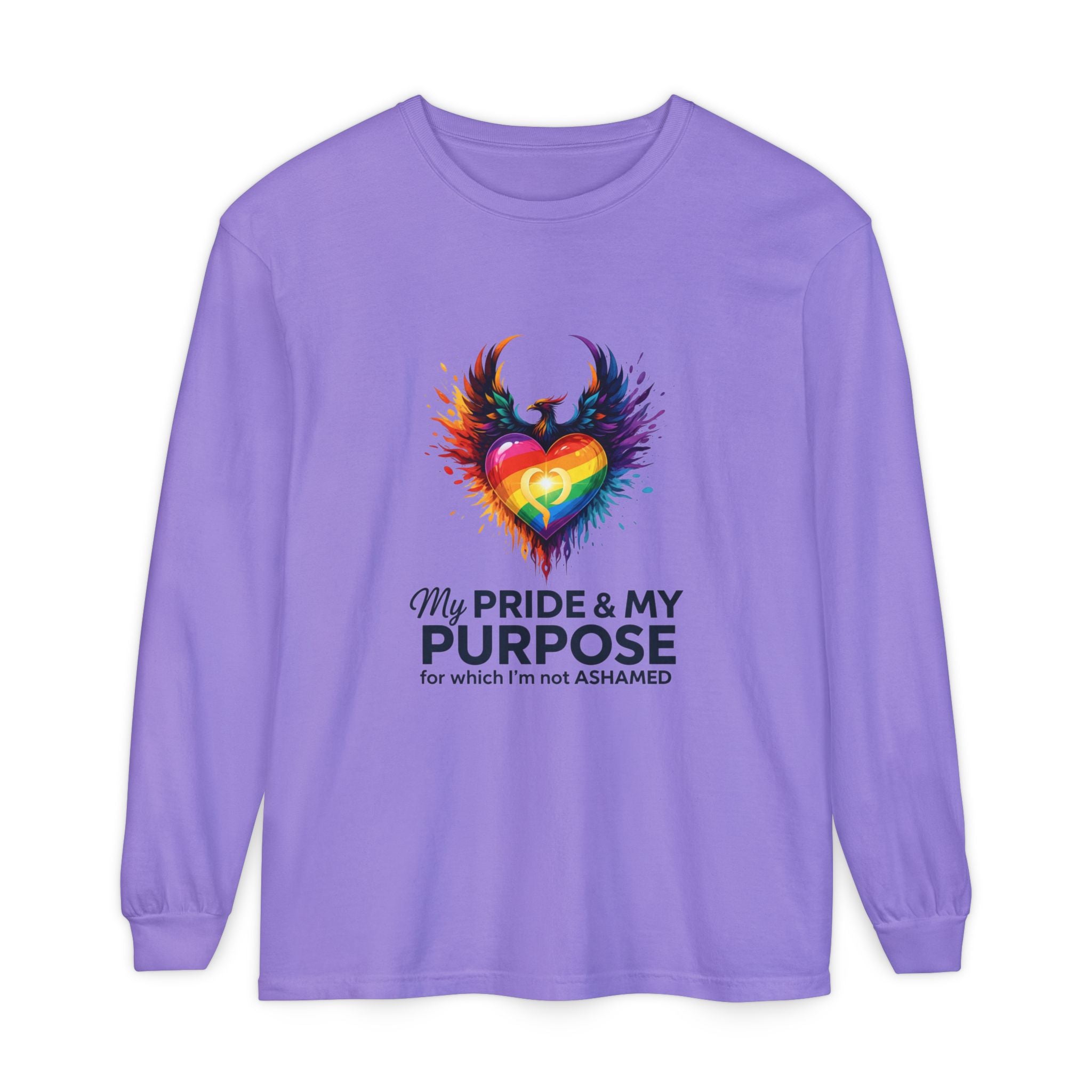 My Pride & My Purpose™ Premium Unisex Long Sleeve T-Shirt | LGBTQ+ Pride