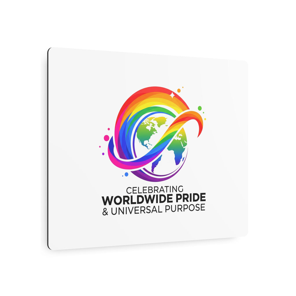 Celebrating Worldwide Pride™ Premium Metal Sign | Pride Affirmation