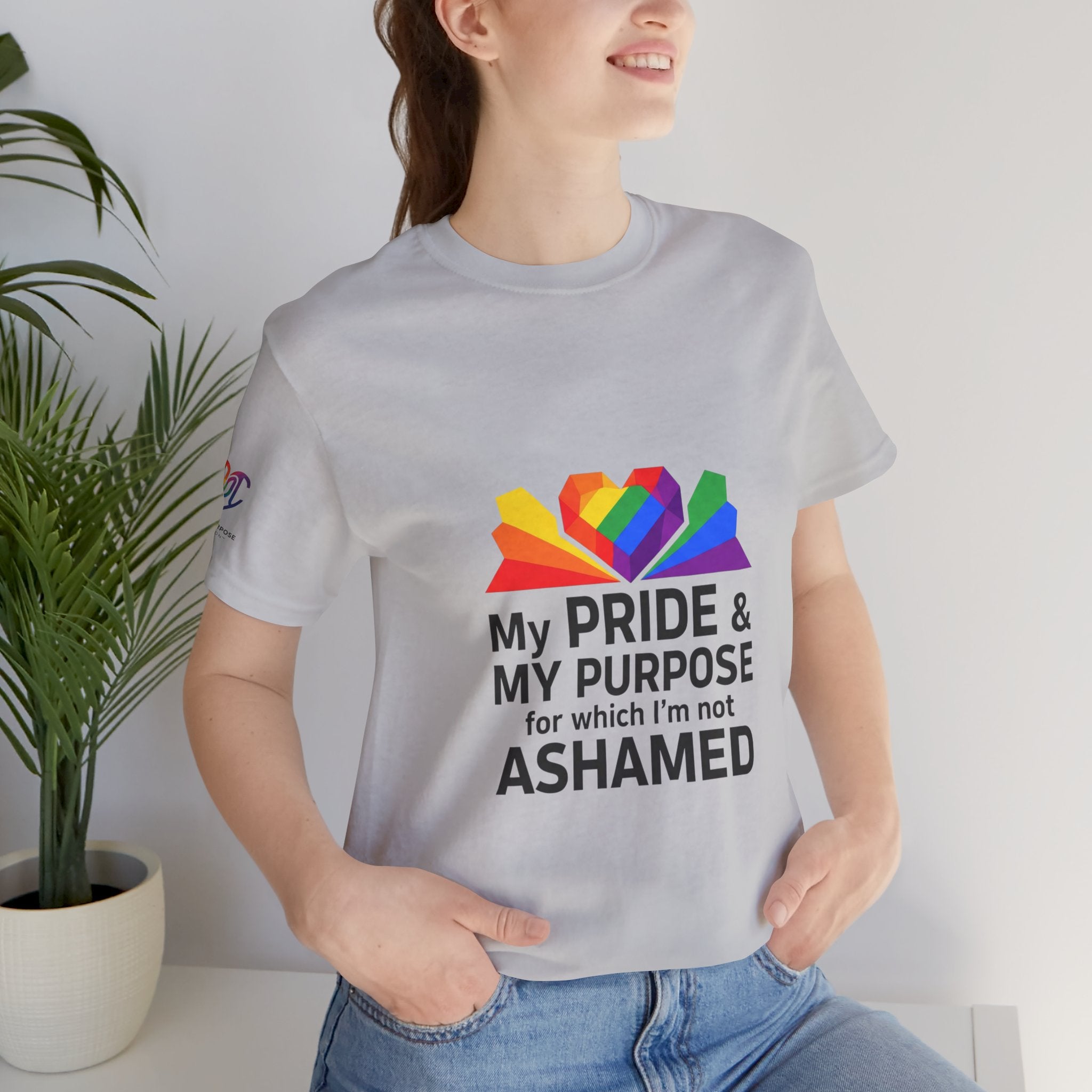 My Pride & My Purpose™ Heavyweight Unisex Tee | LGBTQ+ Pride