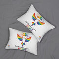 And God Said; Let There Be Pride™ Premium Lumbar Pillow | LGBTQ+ Faith Home Décor