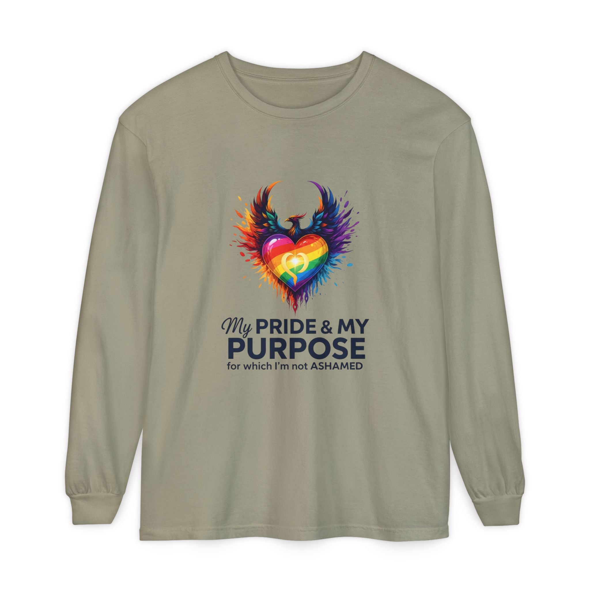 My Pride & My Purpose™ Premium Unisex Long Sleeve T-Shirt | LGBTQ+ Pride