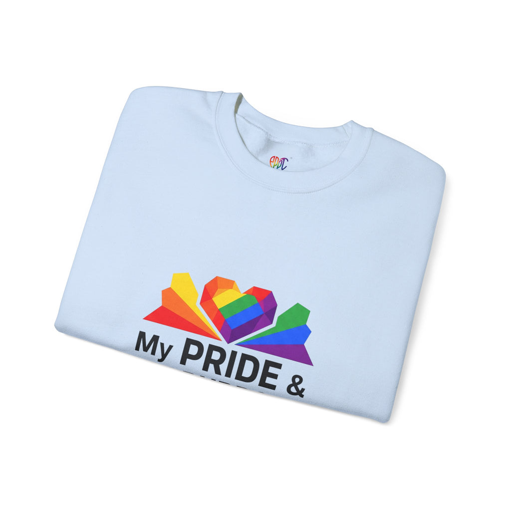 My Pride & My Purpose™ Heavy Blend Crewneck Sweatshirt | LGBTQ+ Pride