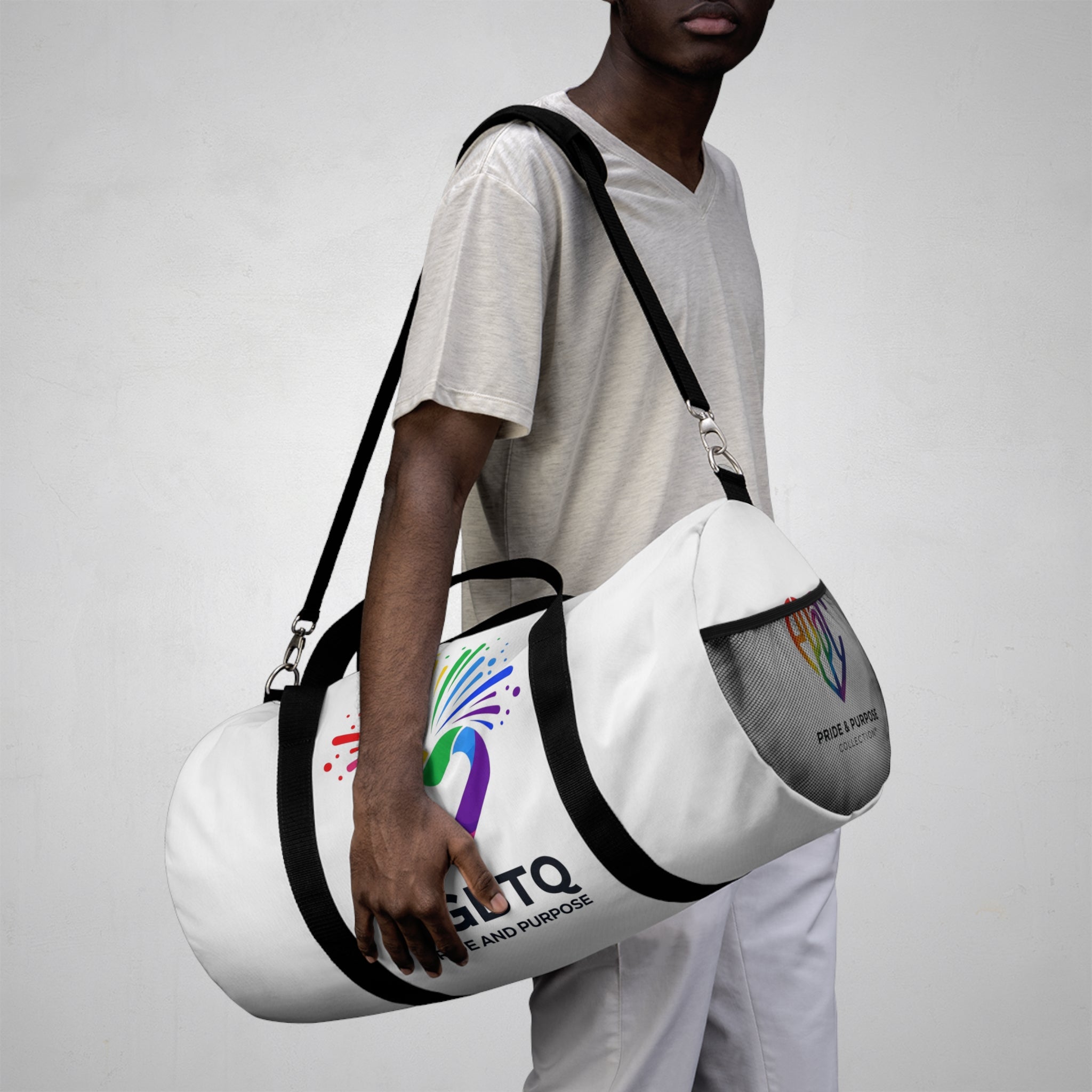 LGBTQ+ Pride and Purpose™ Premium Duffel Bag