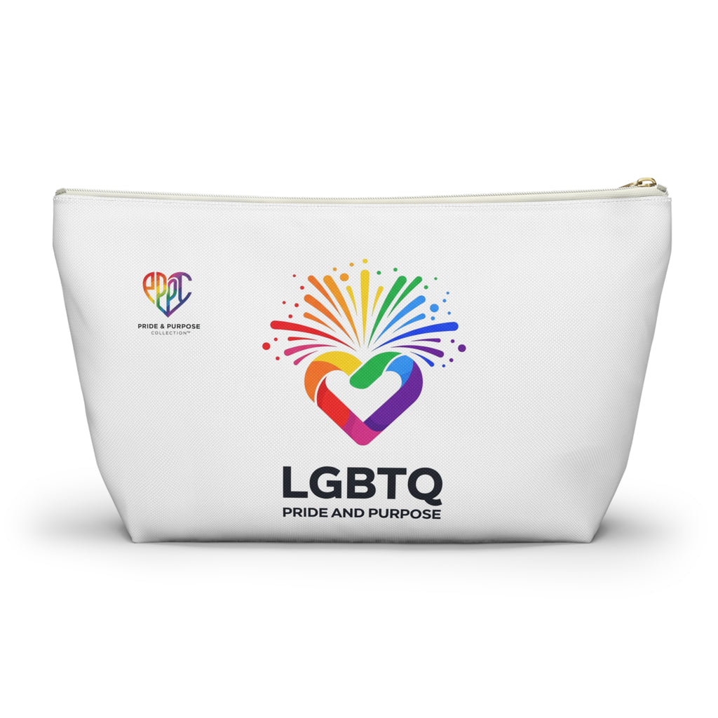 Pride & Purpose LGBTQ+ Celebration Heart Travel Pouch