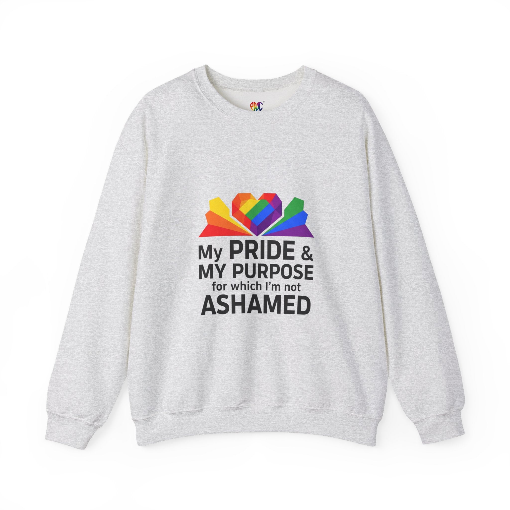 My Pride & My Purpose™ Heavy Blend Crewneck Sweatshirt | LGBTQ+ Pride
