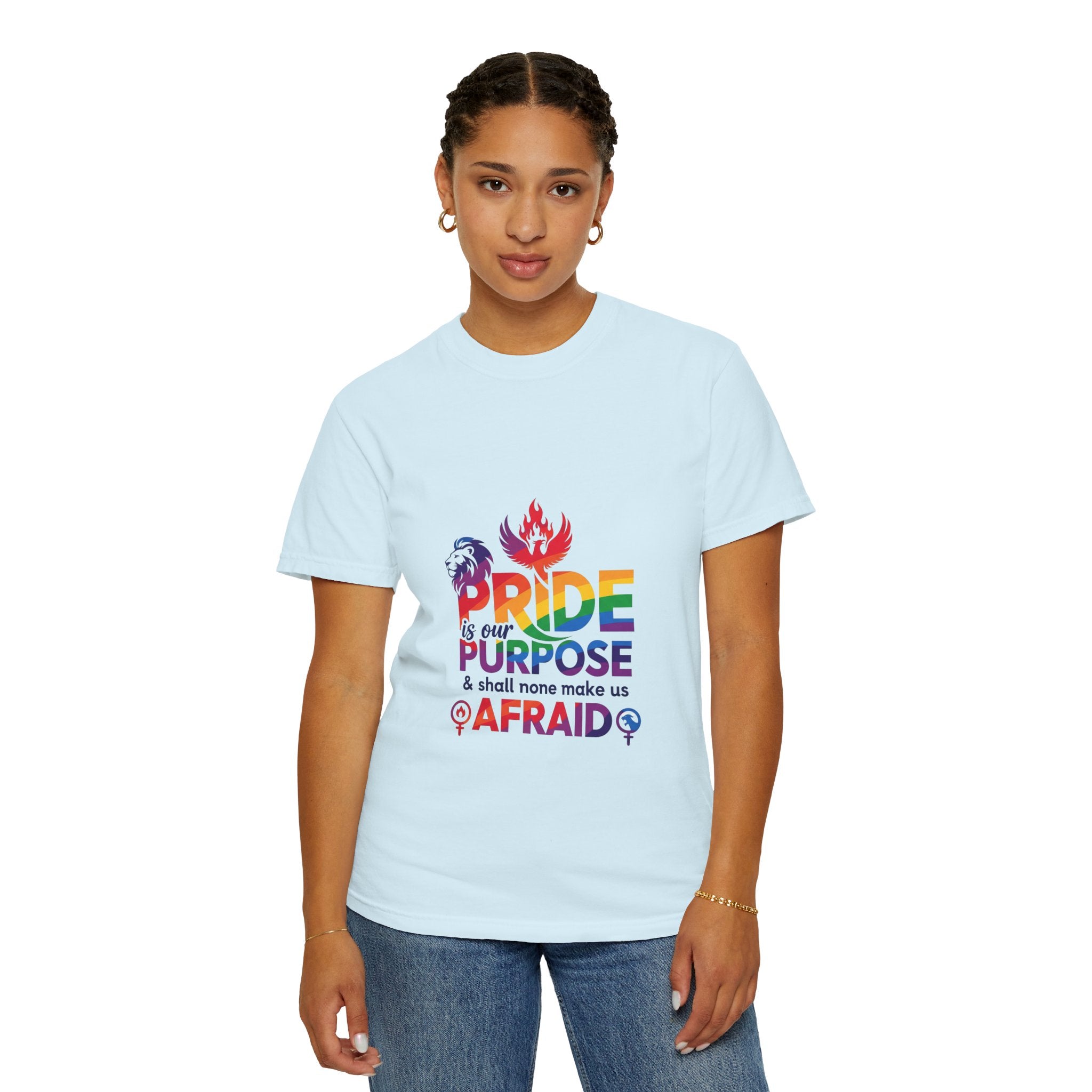 Pride Is Our Purpose™ & Shall None Make Us Afraid™ Premium Unisex T-Shirt