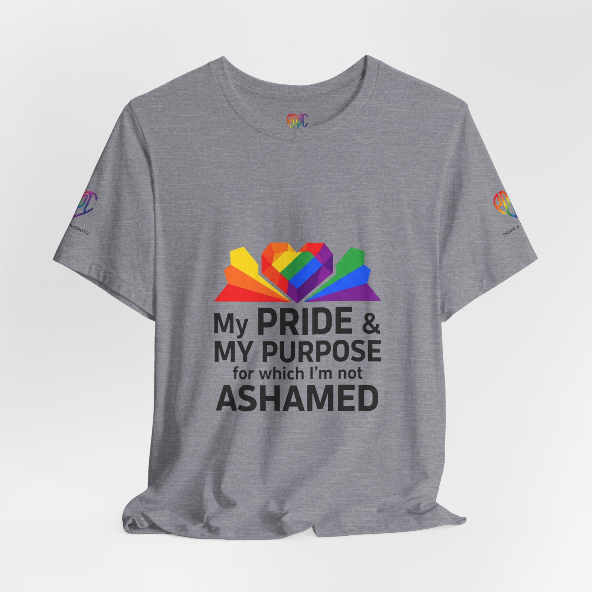 My Pride & My Purpose™ Heavyweight Unisex Tee | LGBTQ+ Pride