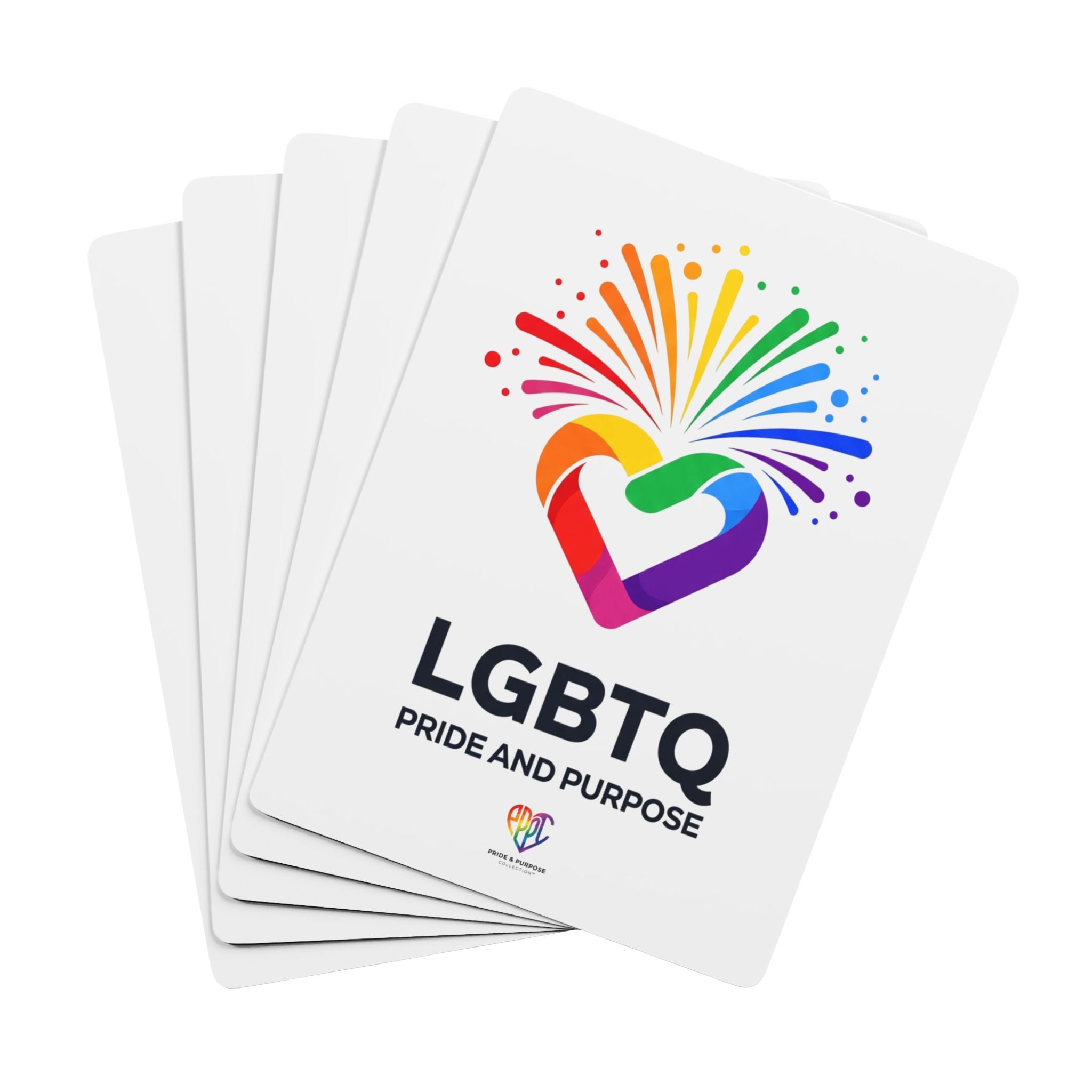 LGBTQ+ Pride and Purpose™ Premium Playing Cards