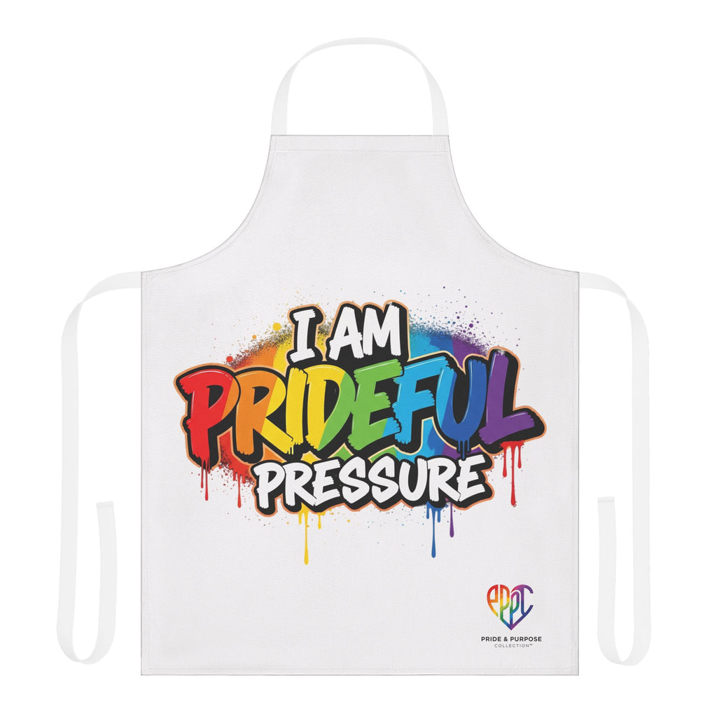 I Am Prideful Pressure™ Premium Apron | LGBTQ+ Pride Affirmation