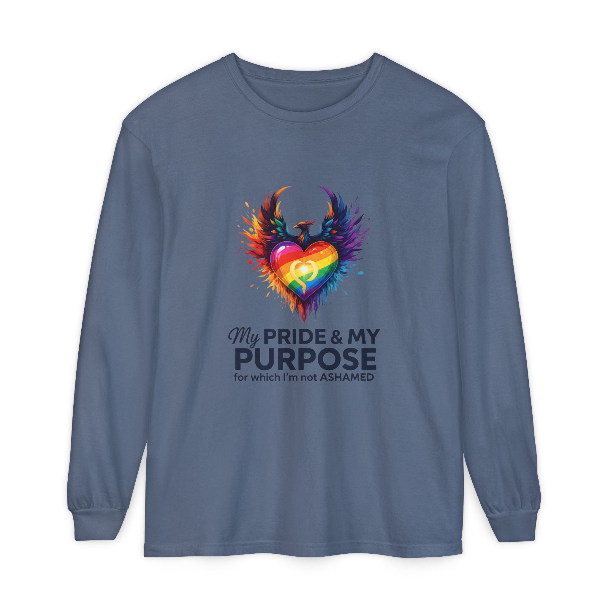 My Pride & My Purpose™ Premium Unisex Long Sleeve T-Shirt | LGBTQ+ Pride
