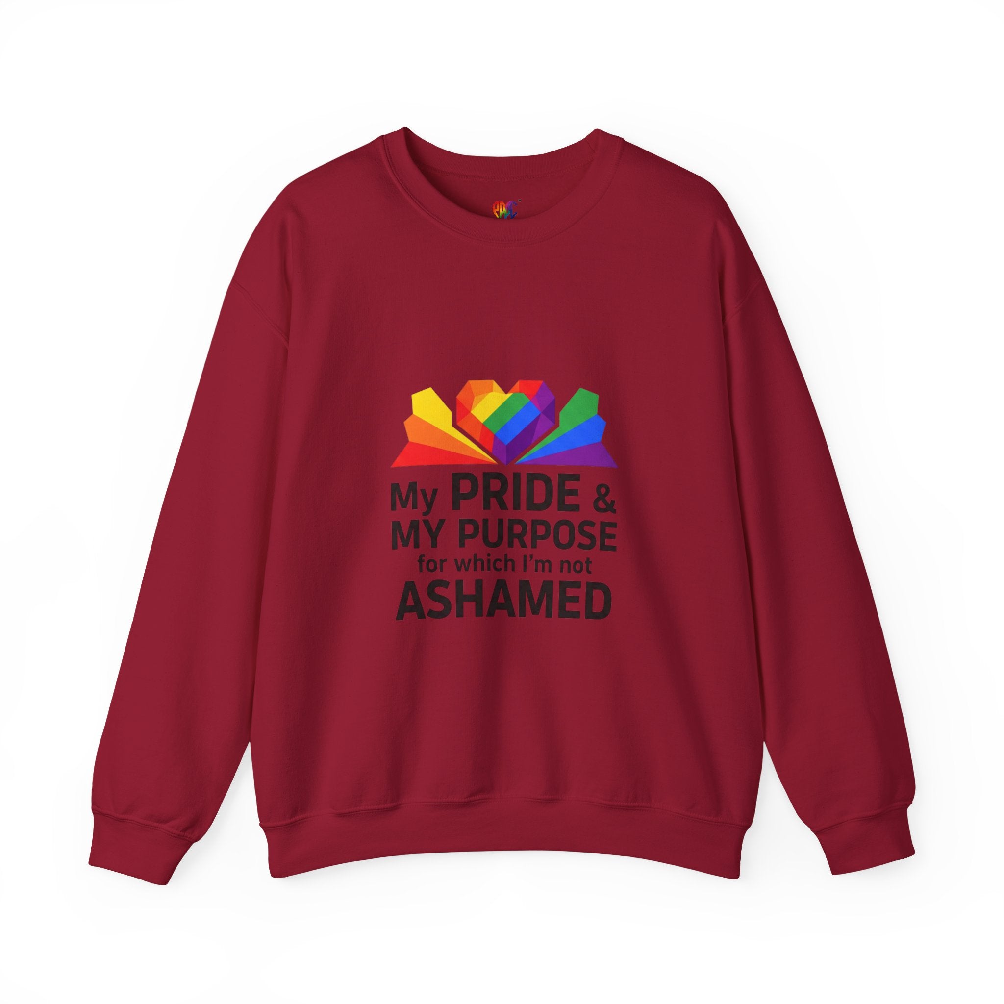 My Pride & My Purpose™ Heavy Blend Crewneck Sweatshirt | LGBTQ+ Pride