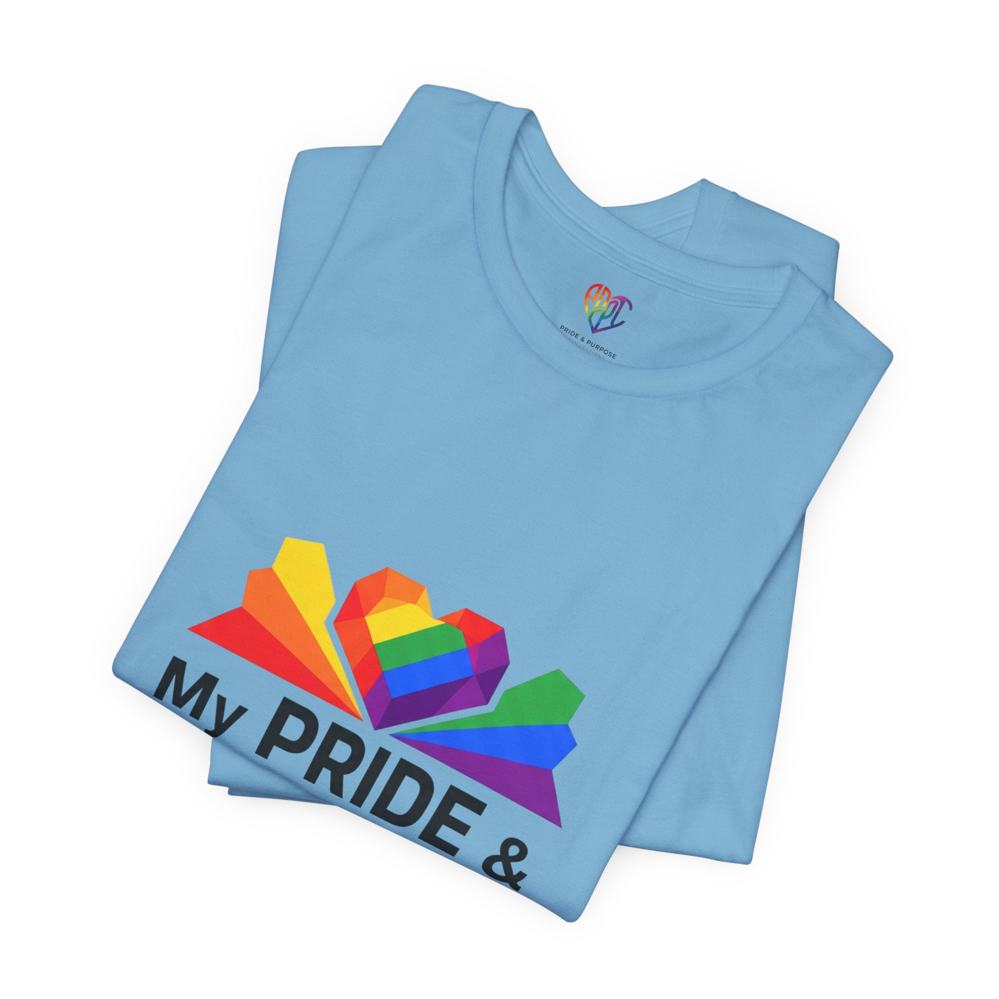 My Pride & My Purpose™ Heavyweight Unisex Tee | LGBTQ+ Pride