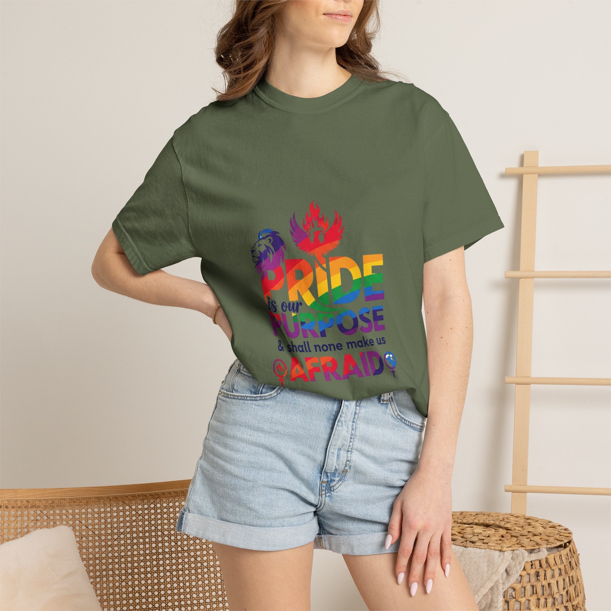 Pride Is Our Purpose™ & Shall None Make Us Afraid™ Premium Unisex T-Shirt