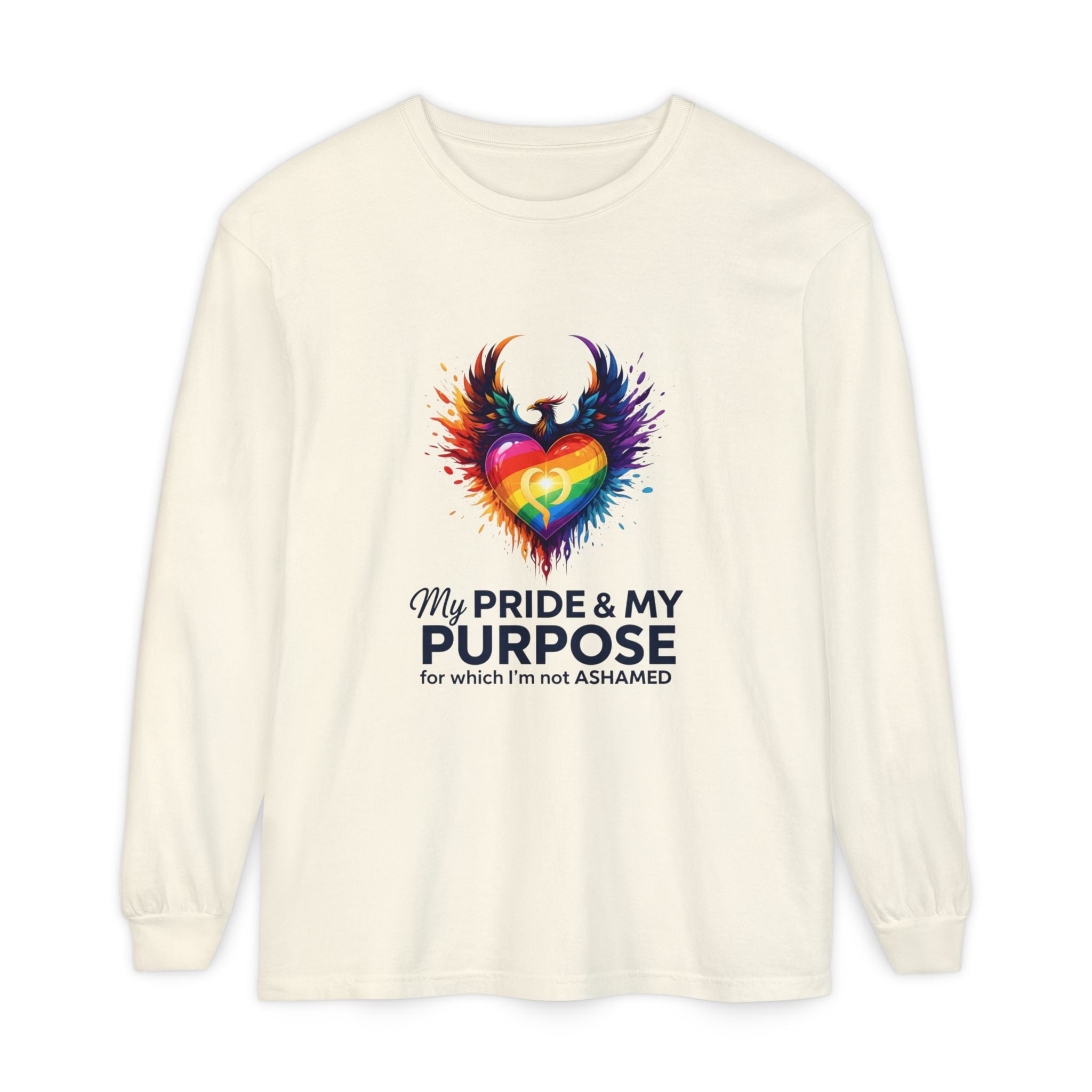 My Pride & My Purpose™ Premium Unisex Long Sleeve T-Shirt | LGBTQ+ Pride