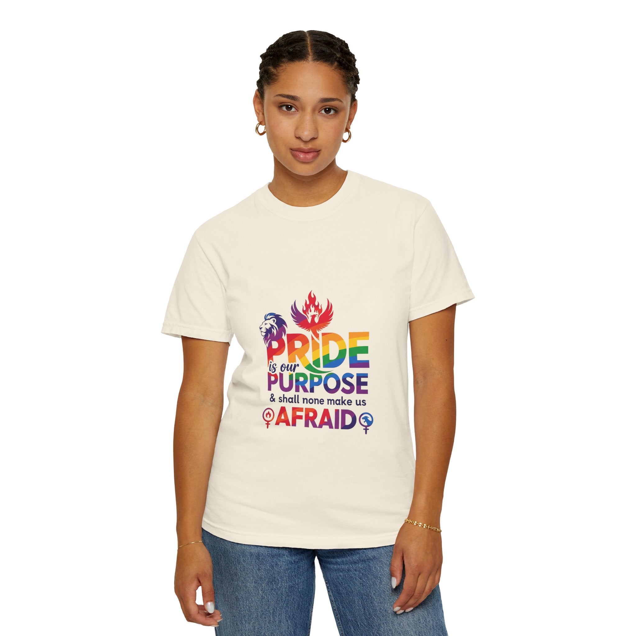 Pride Is Our Purpose™ & Shall None Make Us Afraid™ Premium Unisex T-Shirt