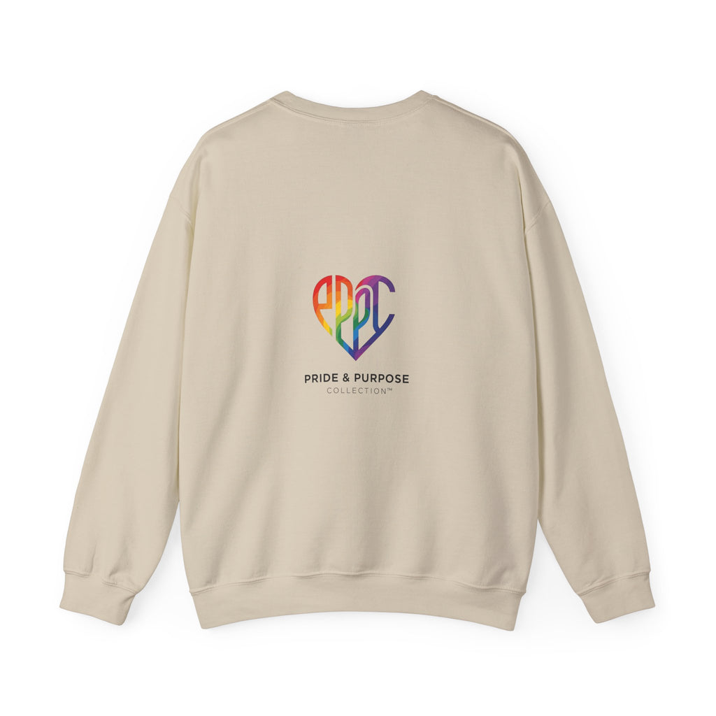 My Pride & My Purpose™ Heavy Blend Crewneck Sweatshirt | LGBTQ+ Pride