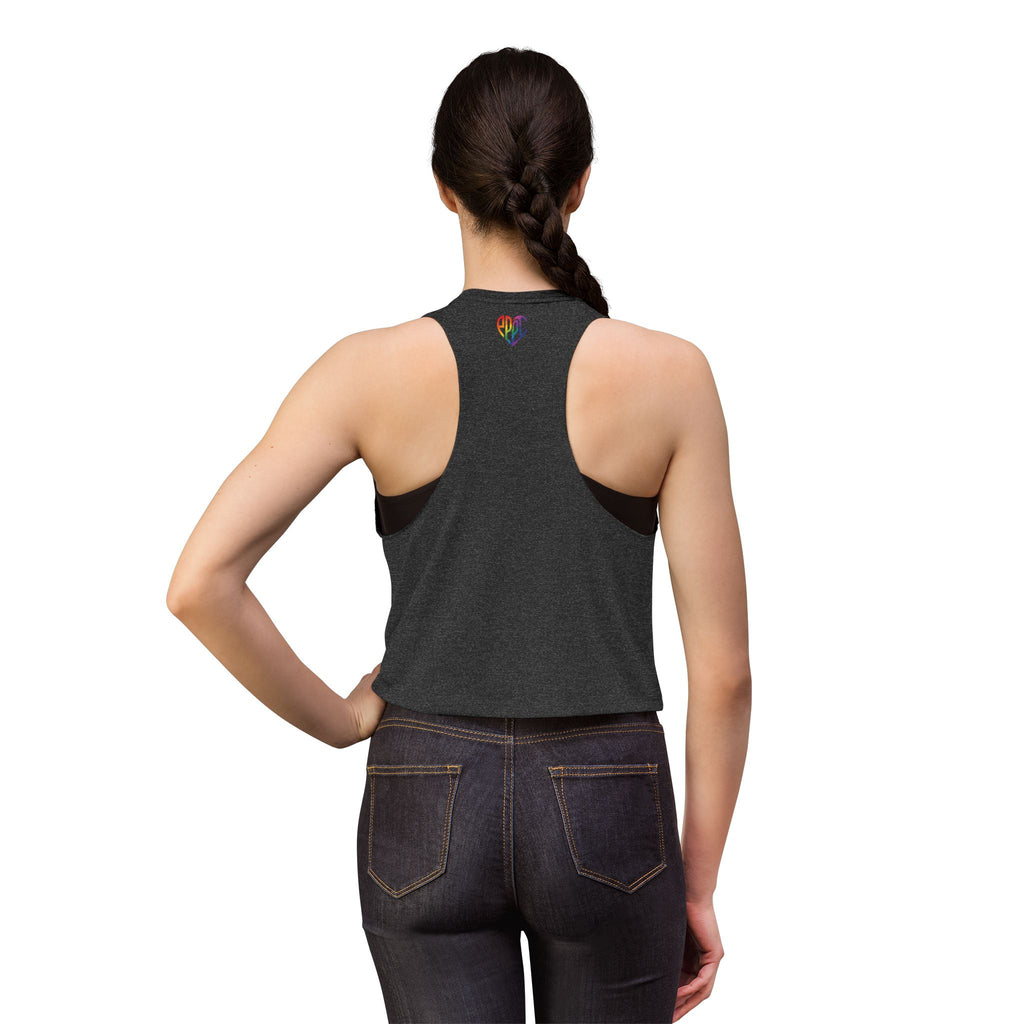 I Am Prideful Pressure™ Women's Festival Crop Tank | LGBTQ+ Pride Apparel