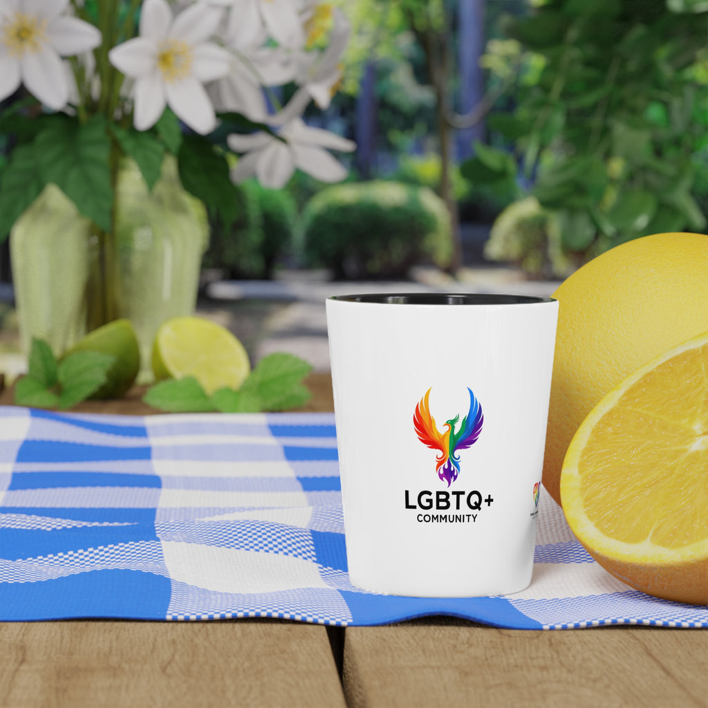 LGBTQ+ Community™ Phoenix™ Premium Shot Glass