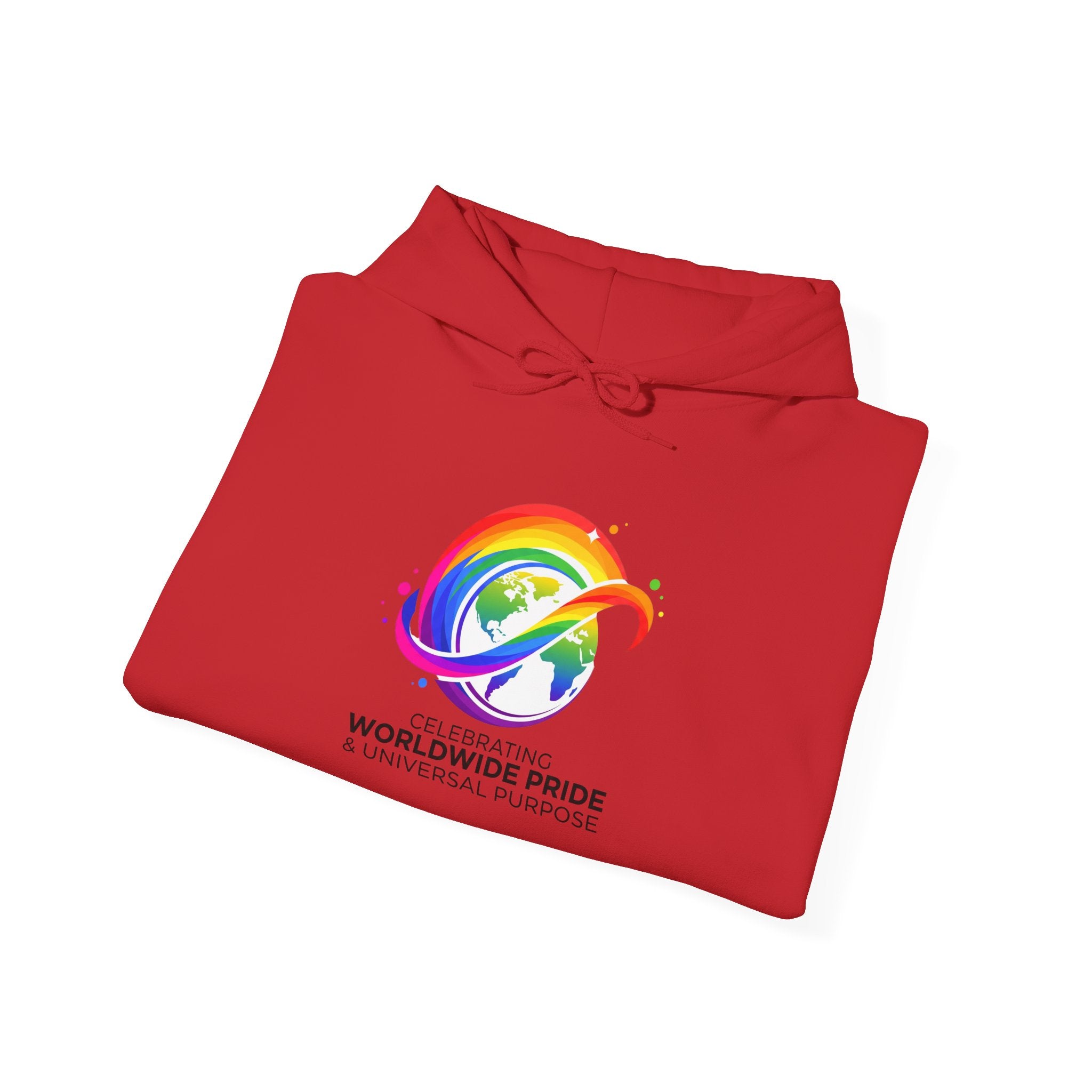 Celebrating Worldwide Pride & Universal Purpose™ Heavy Blend Hoodie | Pride Affirmation