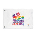 Pride Is Our Purpose™ & Shall None Make Us Afraid™ Premium Double Sided House Flag