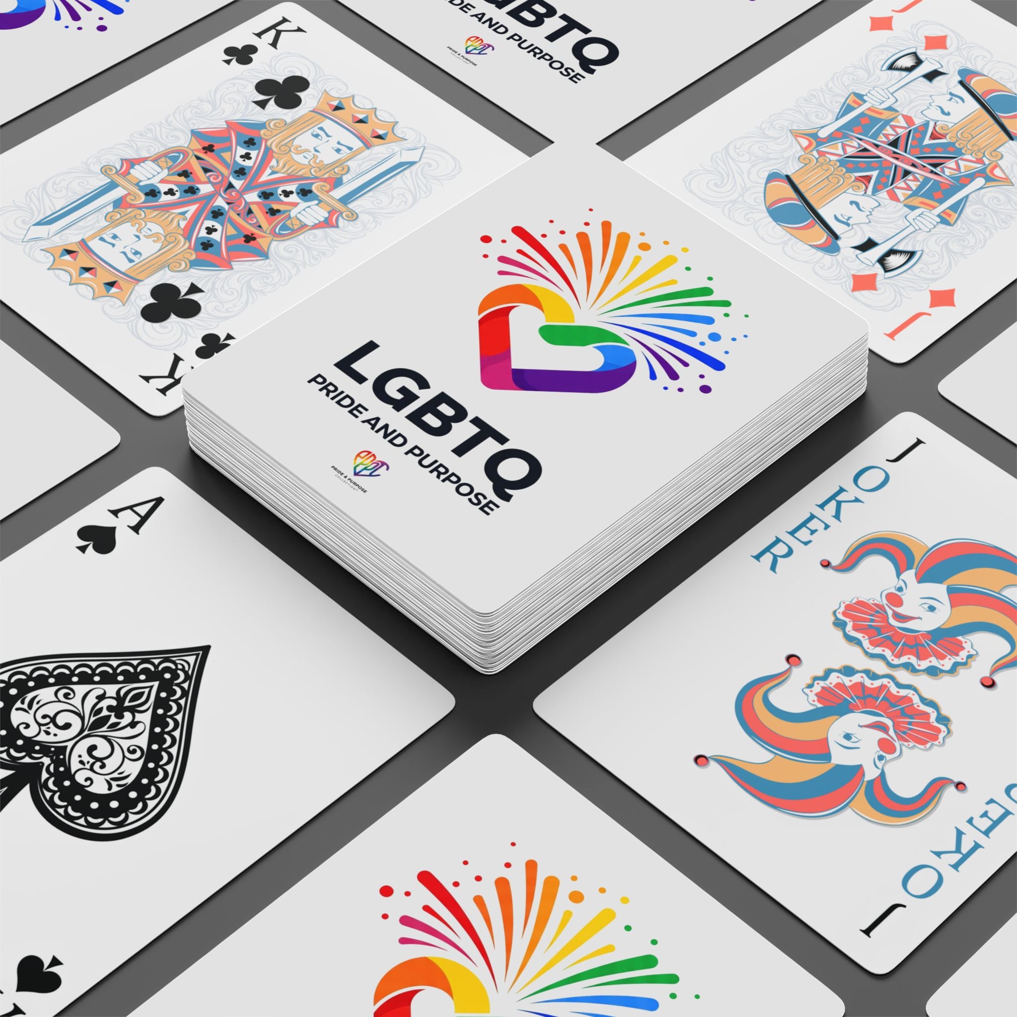 LGBTQ+ Pride and Purpose™ Premium Playing Cards