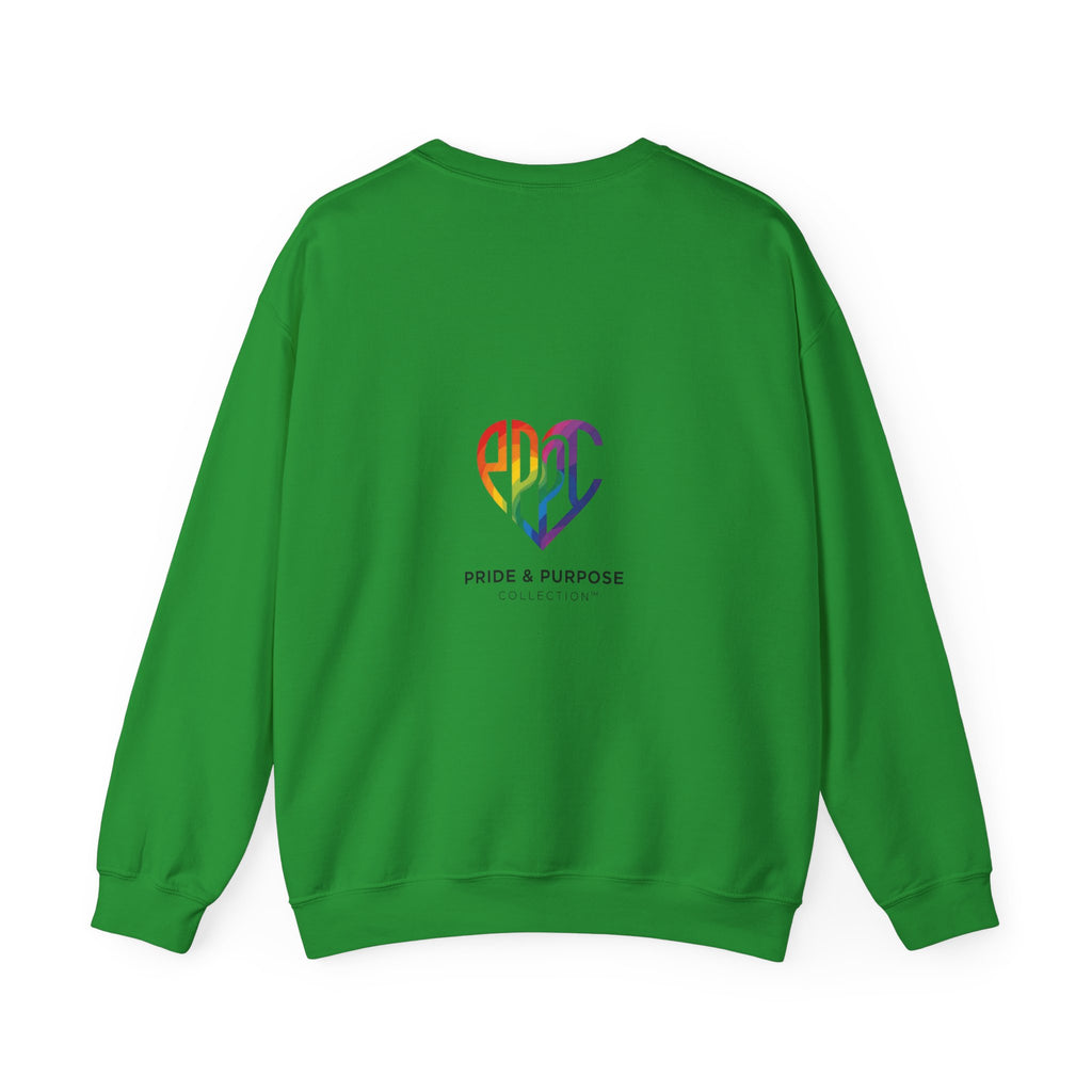 My Pride & My Purpose™ Heavy Blend Crewneck Sweatshirt | LGBTQ+ Pride