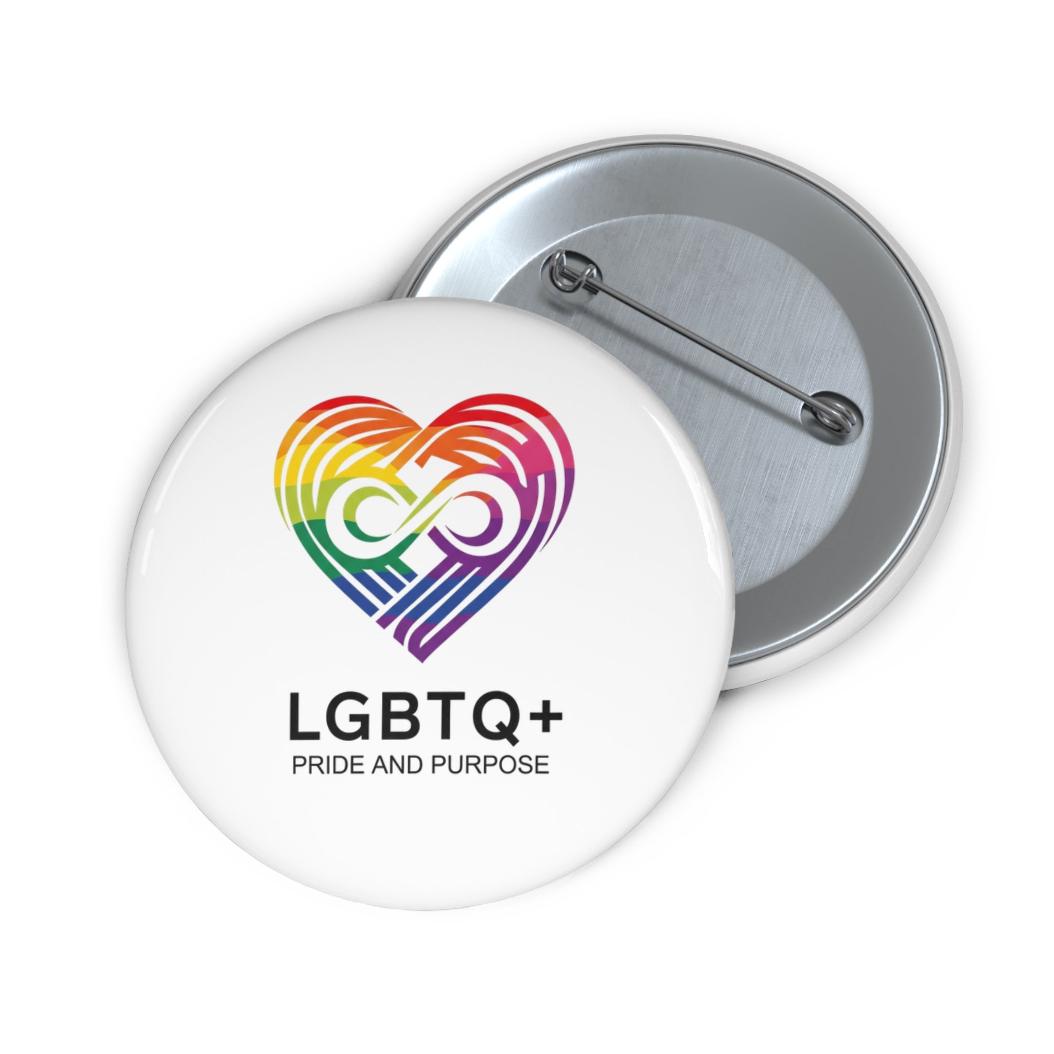 Pride & Purpose™ Heart Logo Pin Button