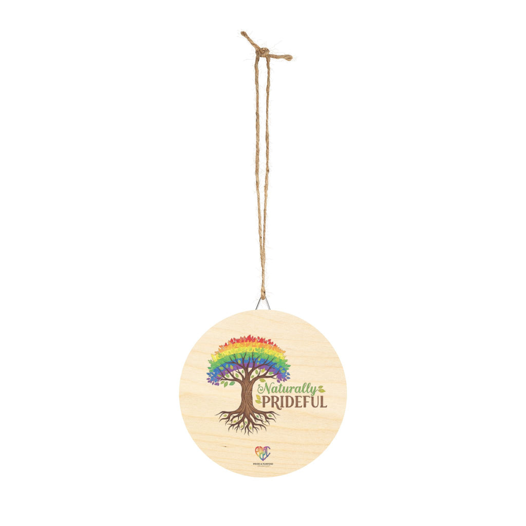 Naturally Prideful™ Wood Ornament