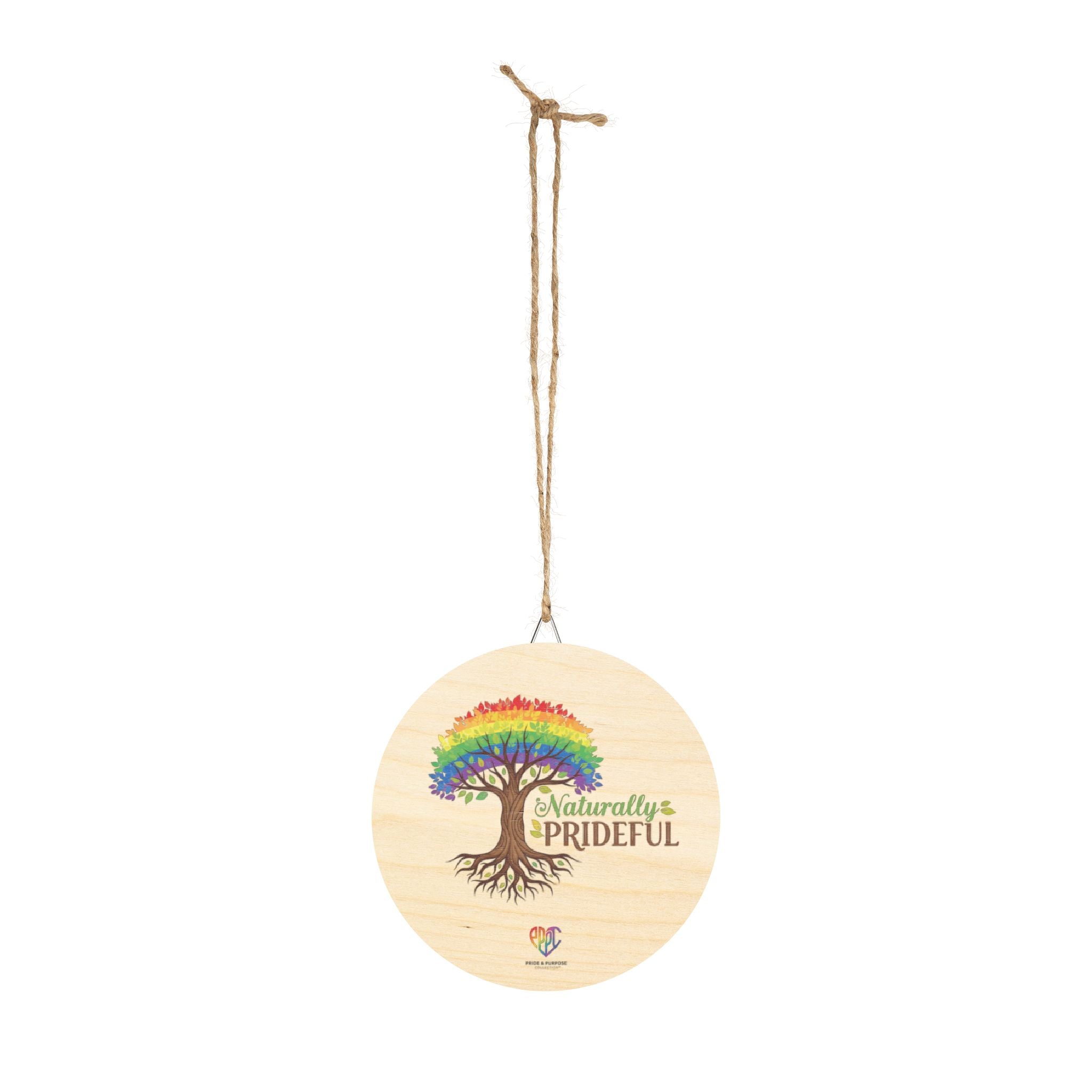 Naturally Prideful™ Wood Ornament