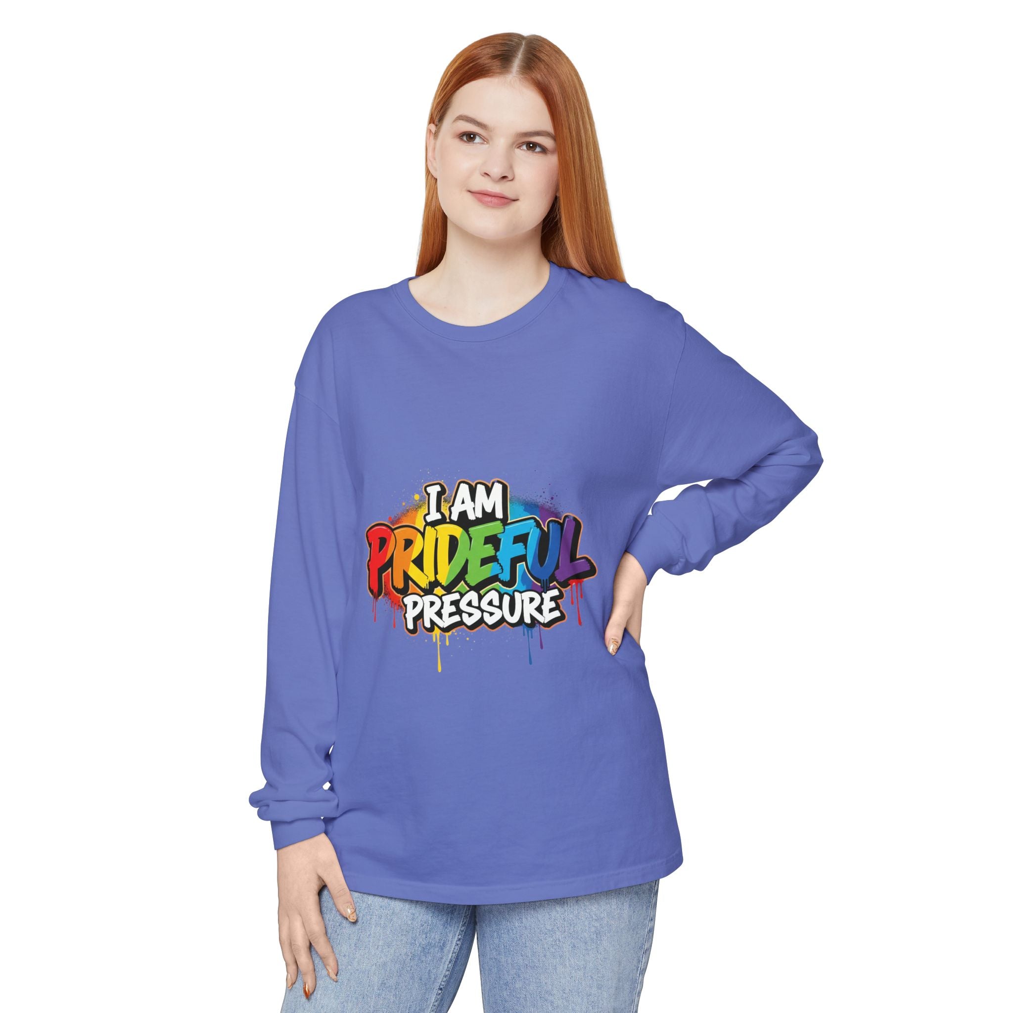 I Am Prideful Pressure™ Premium Unisex Long Sleeve T-Shirt | LGBTQ+ Pride