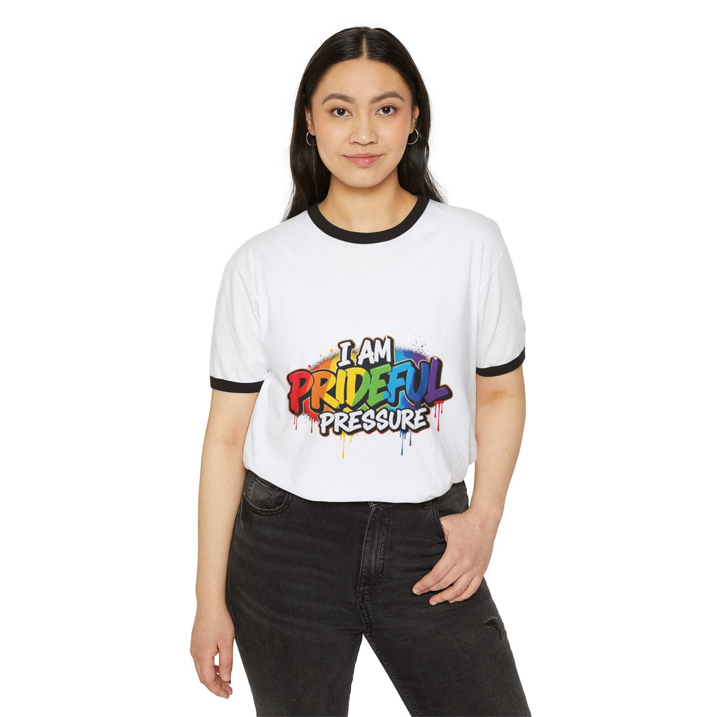 I Am Prideful Pressure™ Premium Ringer T-Shirt | Pride & Purpose Collection™