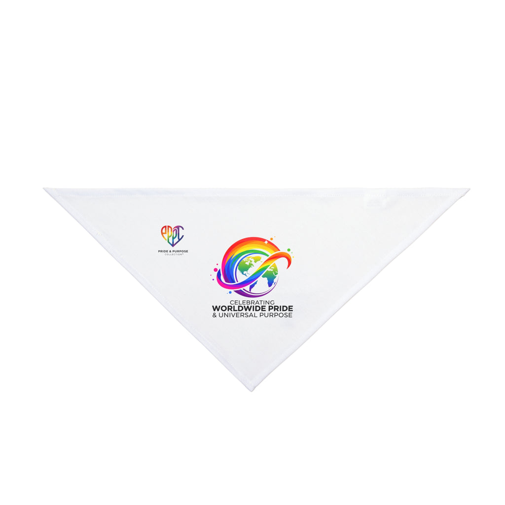 Worldwide Pride & Universal Purpose™ Premium Pet Bandana Collar | Pride Affirmation