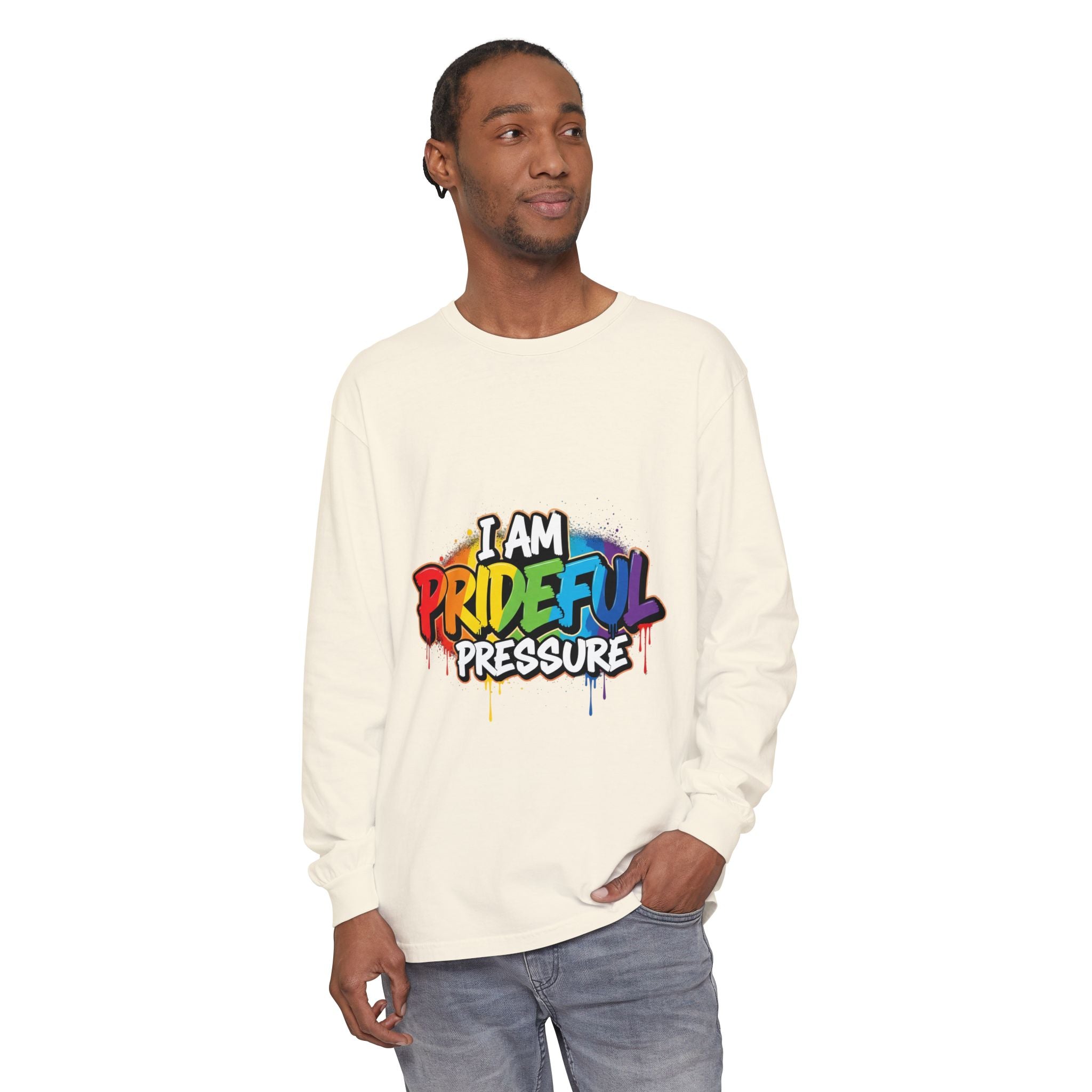I Am Prideful Pressure™ Premium Unisex Long Sleeve T-Shirt | LGBTQ+ Pride