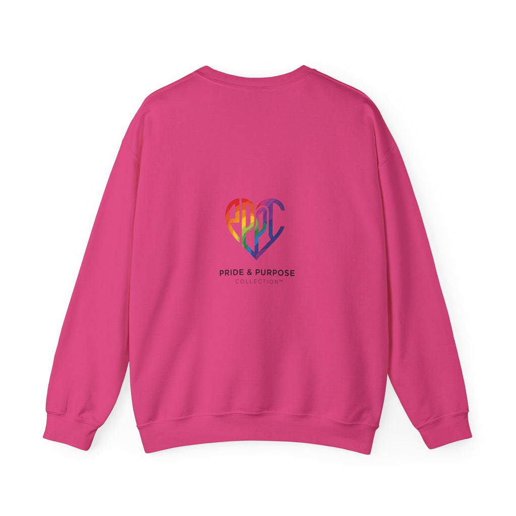 My Pride & My Purpose™ Heavy Blend Crewneck Sweatshirt | LGBTQ+ Pride