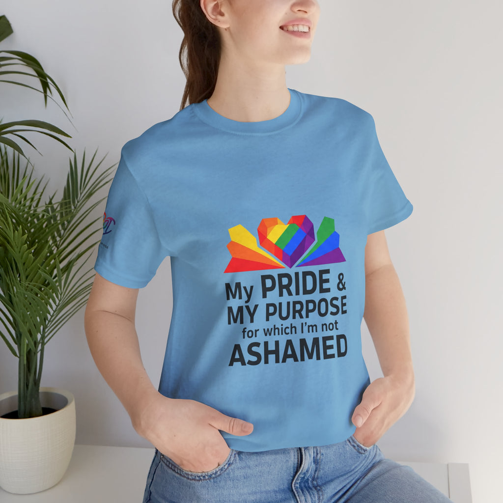 My Pride & My Purpose™ Heavyweight Unisex Tee | LGBTQ+ Pride