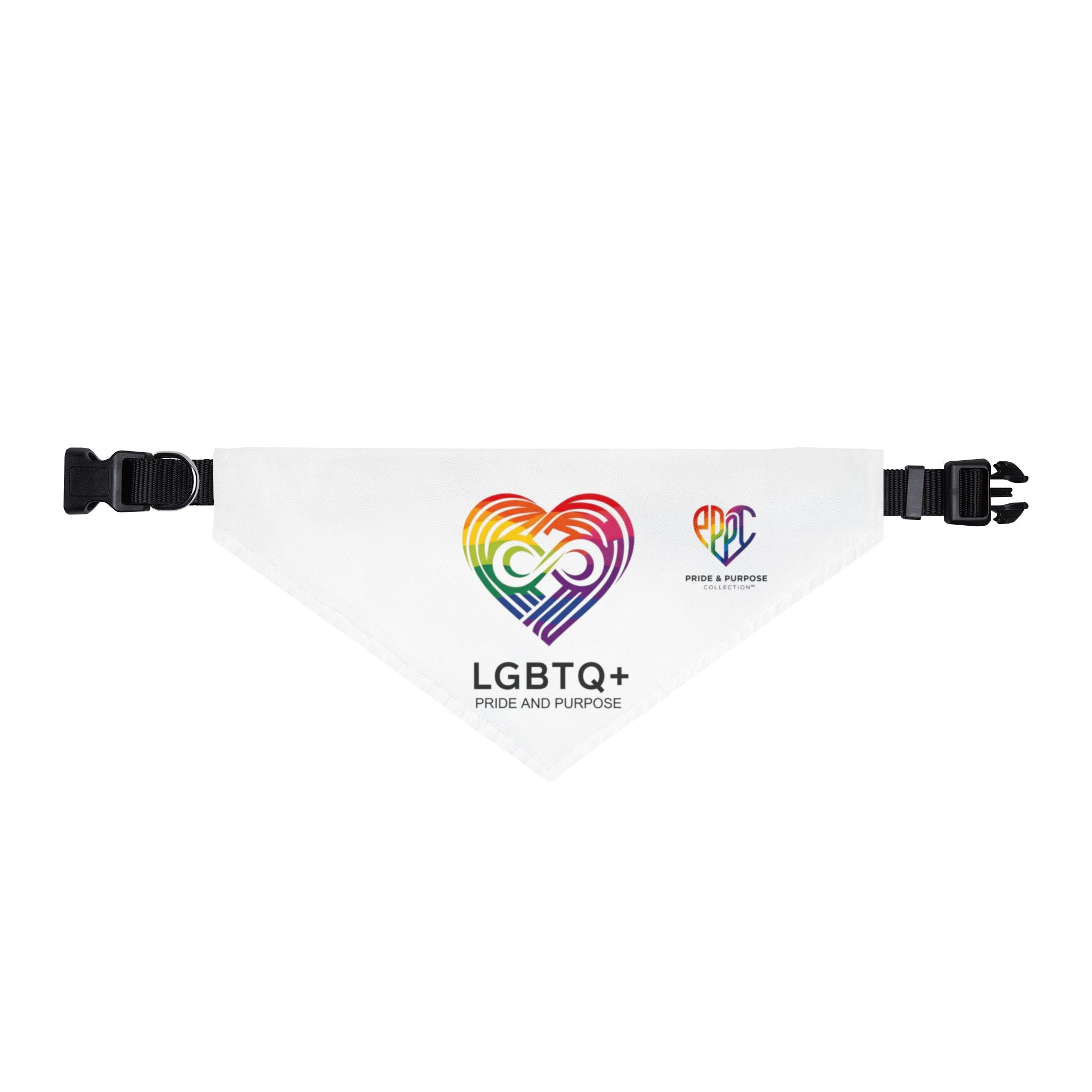 LGBTQ+ Pride and Purpose™ Premium Pet Bandana Collar