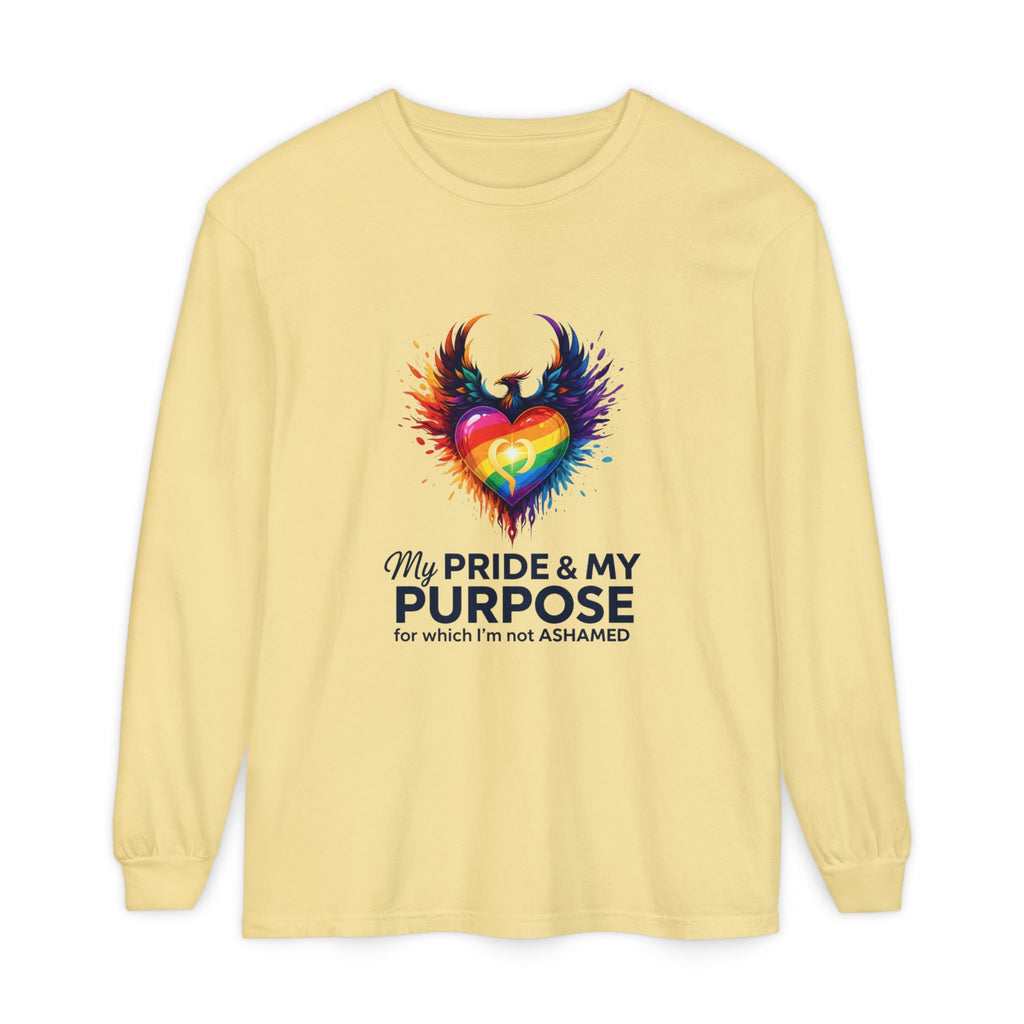 My Pride & My Purpose™ Premium Unisex Long Sleeve T-Shirt | LGBTQ+ Pride