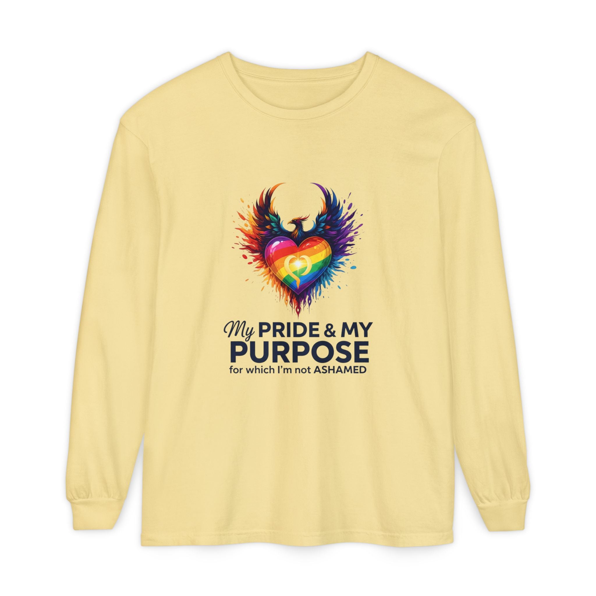 My Pride & My Purpose™ Premium Unisex Long Sleeve T-Shirt | LGBTQ+ Pride