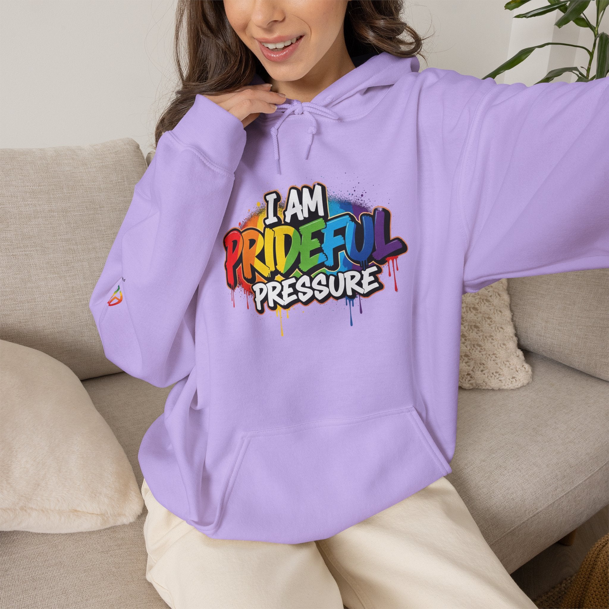 I Am Prideful Pressure™ Premium Unisex Hoodie | LGBTQ+ Pride Affirmation
