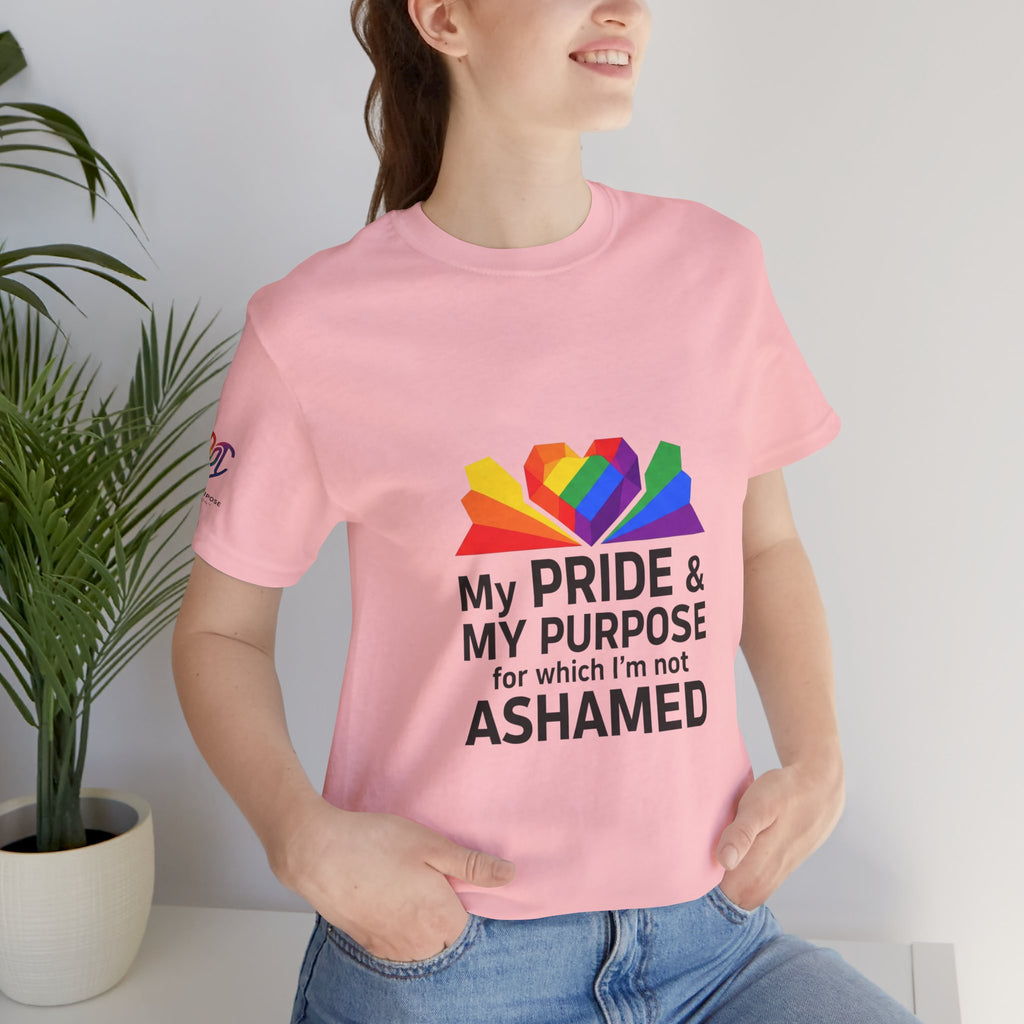 My Pride & My Purpose™ Heavyweight Unisex Tee | LGBTQ+ Pride